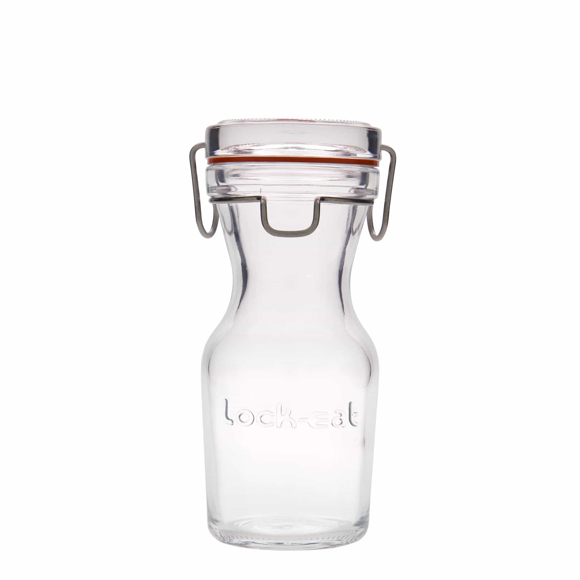 Carafe en verre 250 ml 'Lock-Eat', bouchage: bouchon mécanique