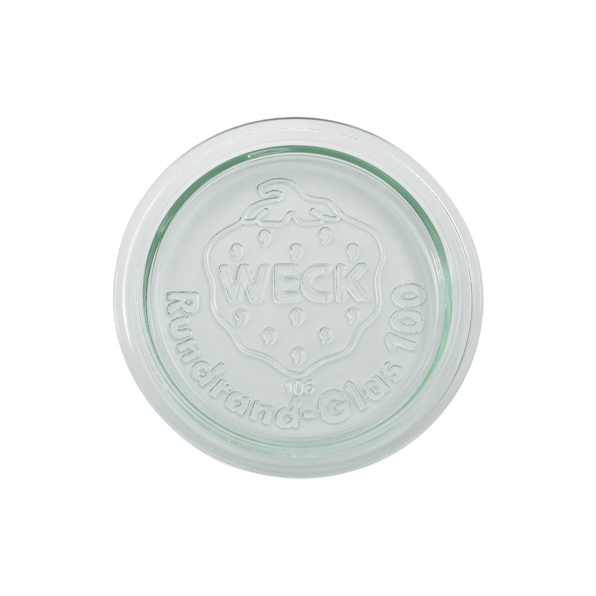 WECK-potdeksel ronde rand, voor monding: RR100 WECK-potdeksel ronde rand, voor monding: RR100
