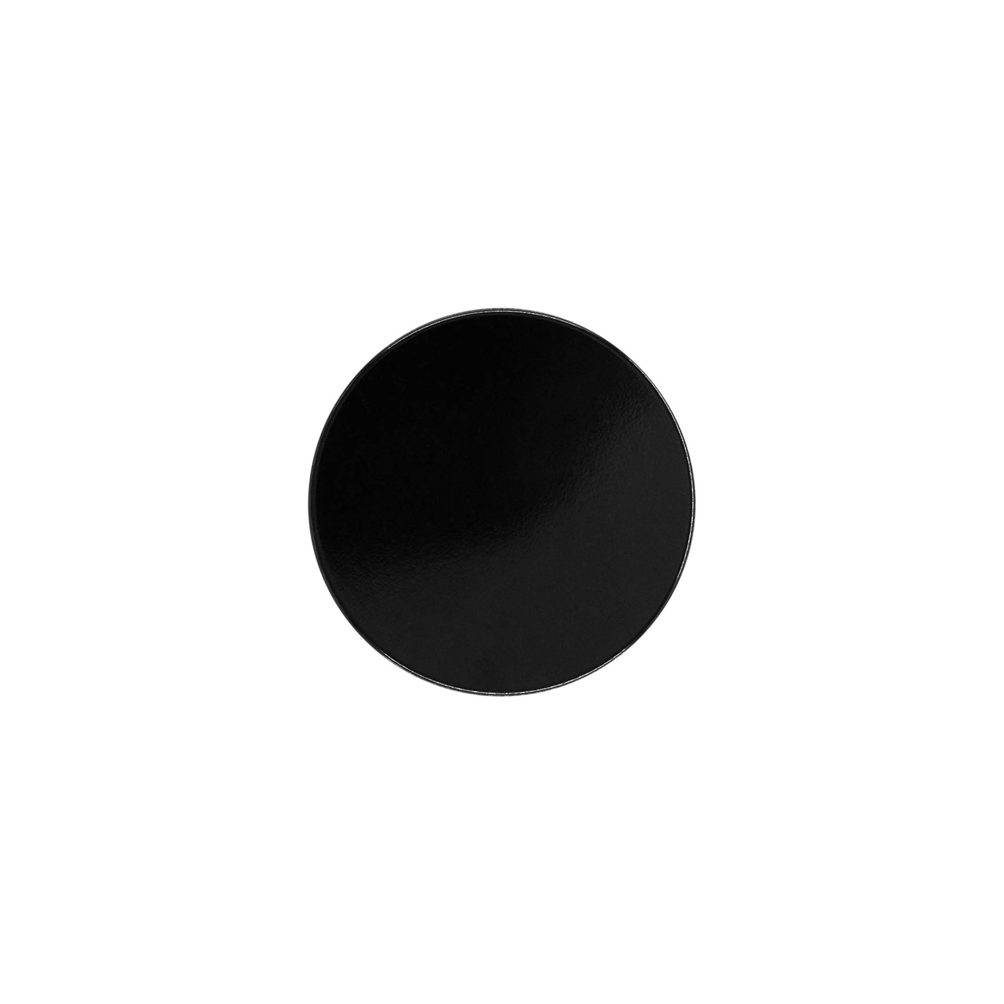 Bougage à vis pour 120 ml 'Brown Line', plastique HPM, noir