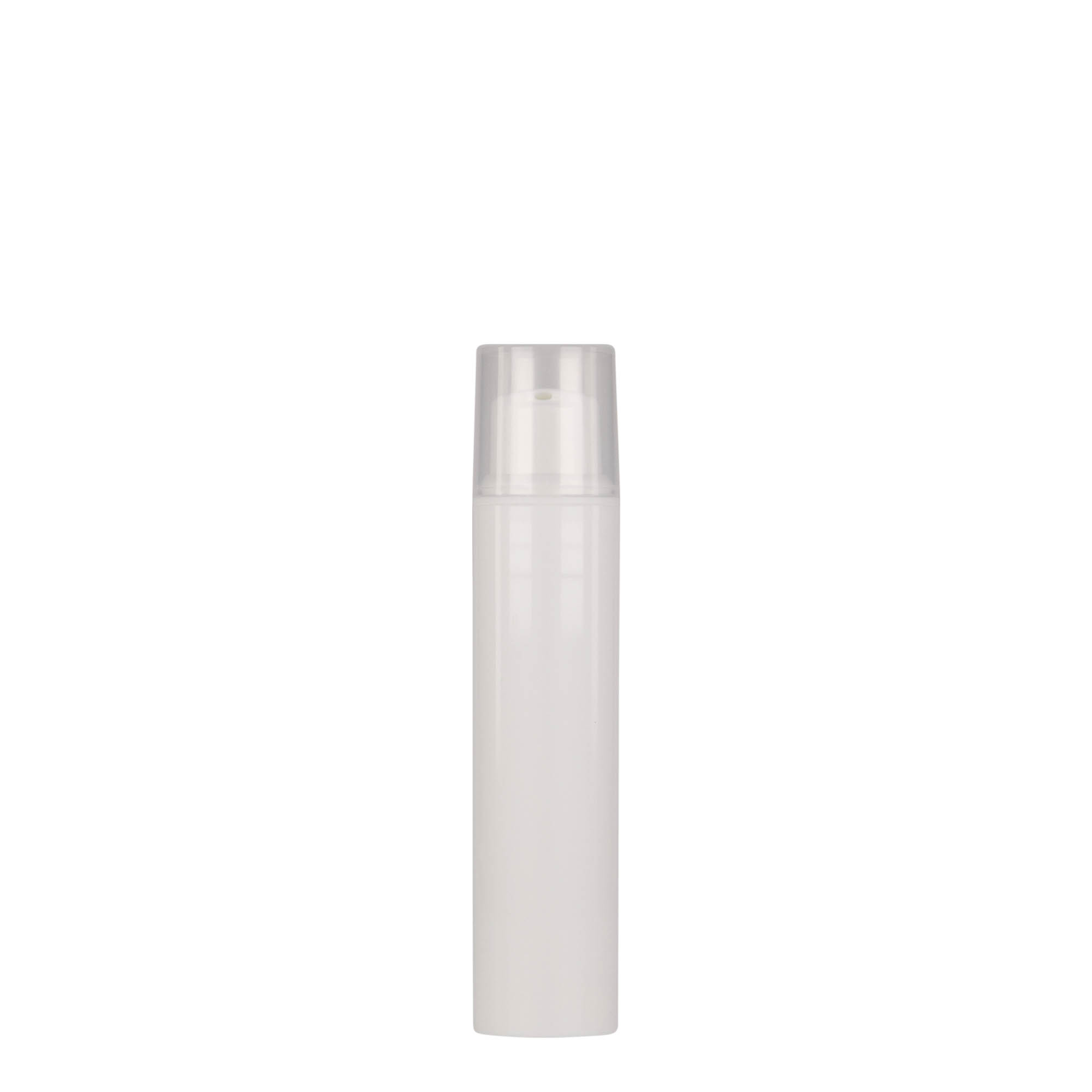 Flacon airless 15 ml 'Nano', plastique PP, blanc