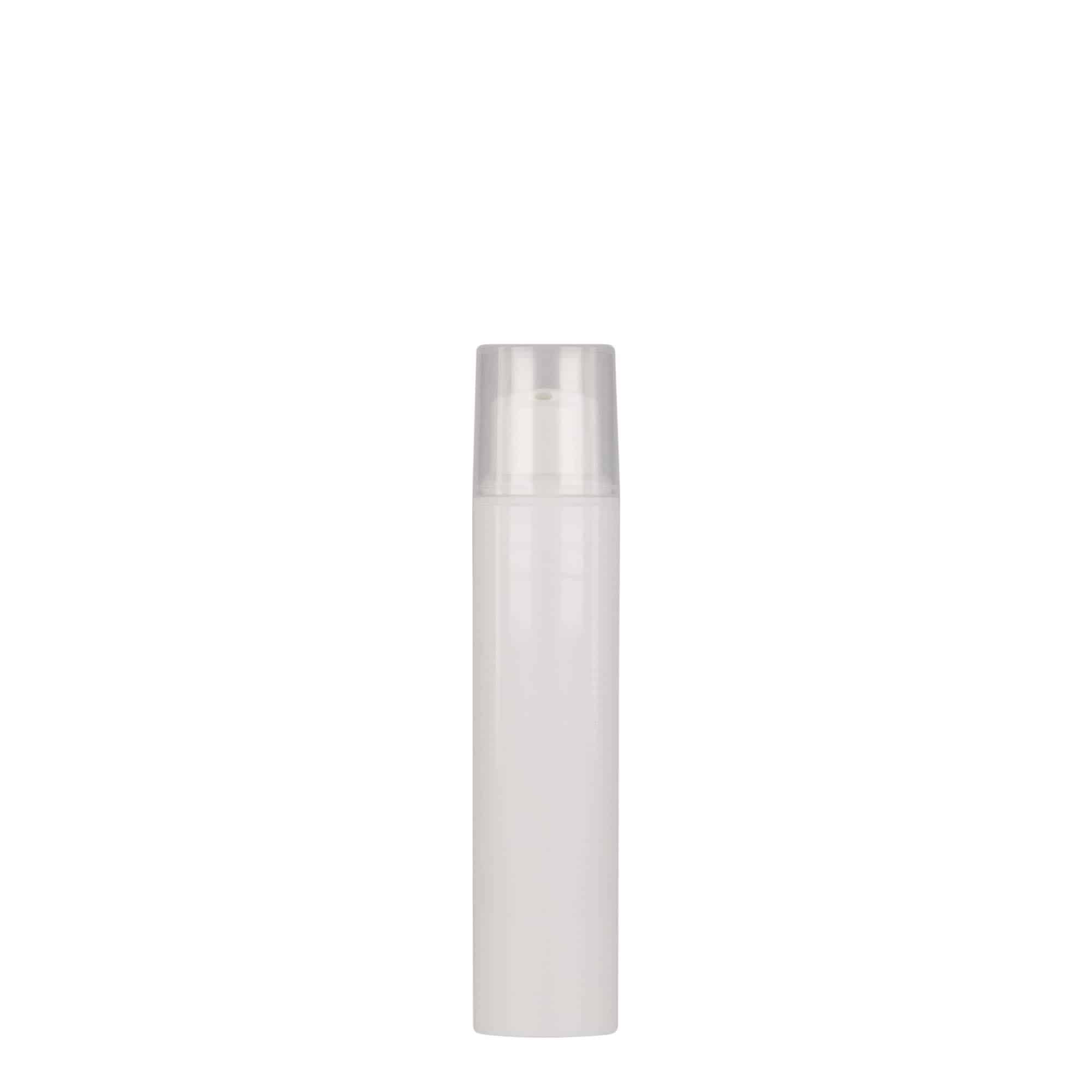 Flacon airless 15 ml 'Nano', plastique PP, blanc