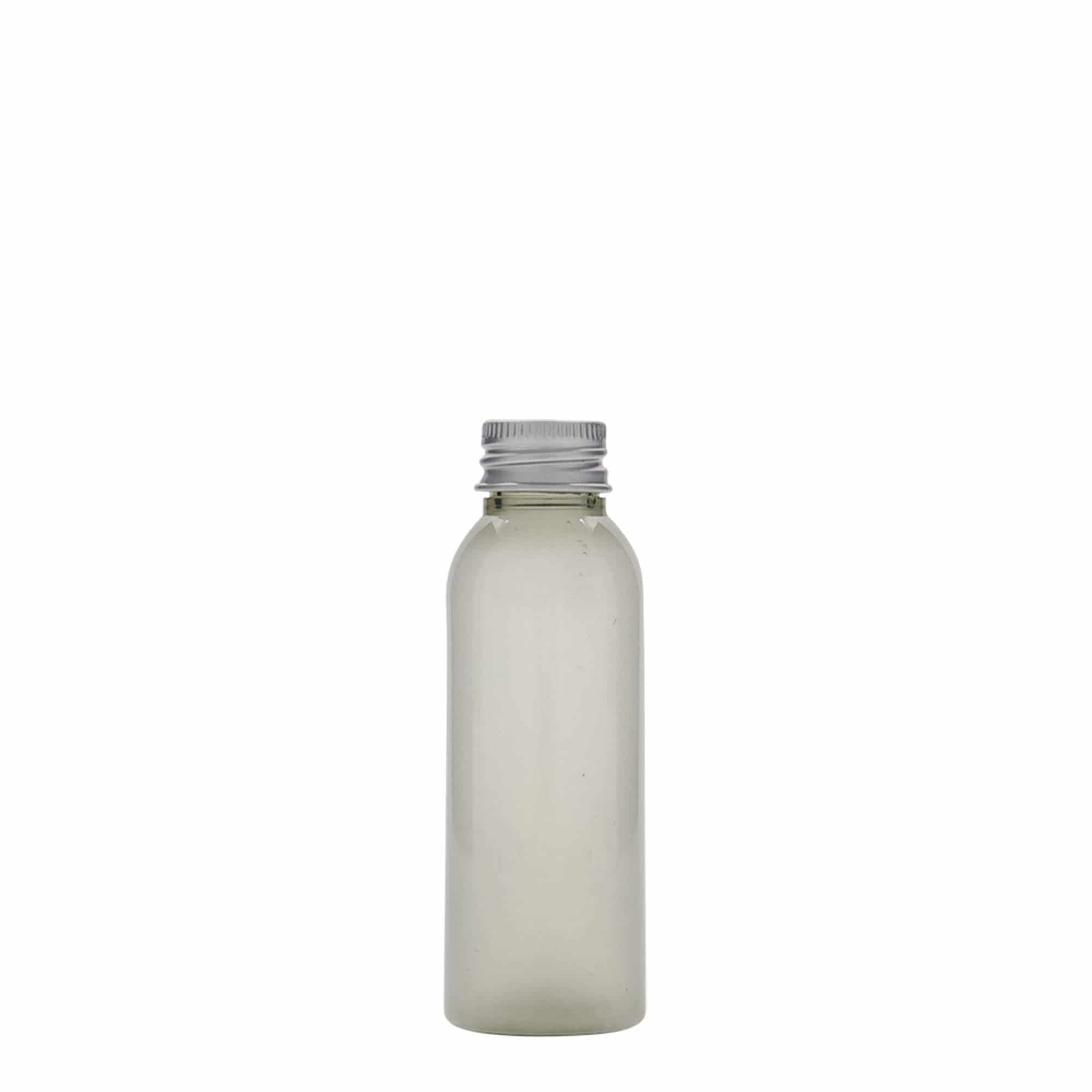 Bouteille en plastique recyclé 50 ml 'Pegasus', PCR, bouchage: 20/410