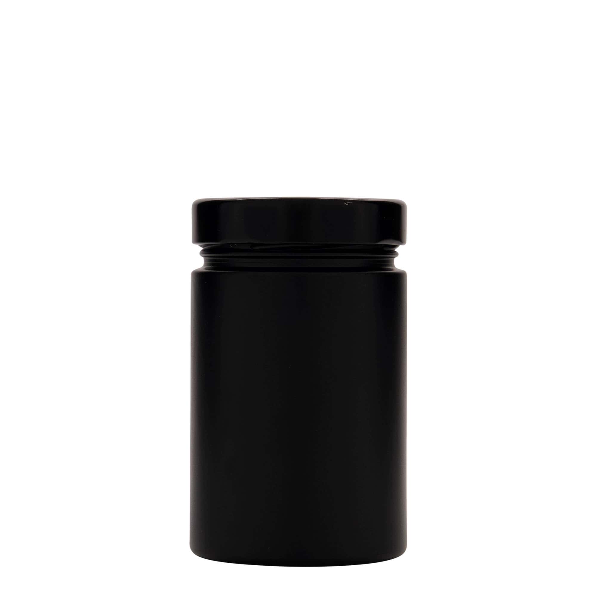 Bocal cylindrinque 327 ml 'Aurora', noir, bouchage: Deep-Twist-Off (DTO 66)
