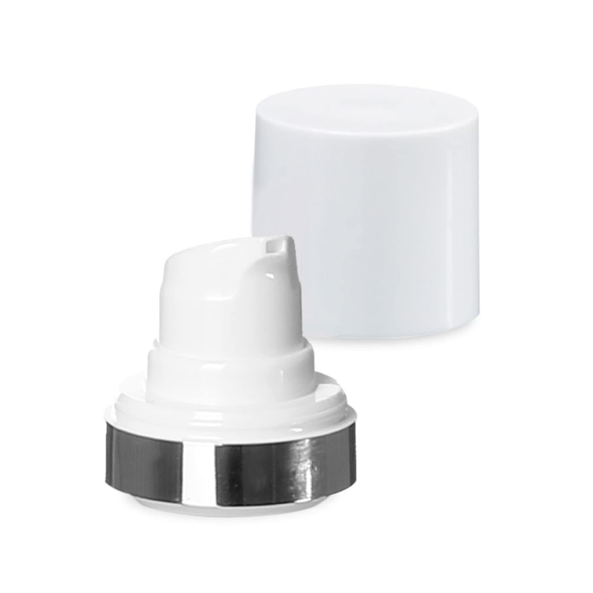 Flacon airless tête de pompe « Micro », plastique PP, blanc