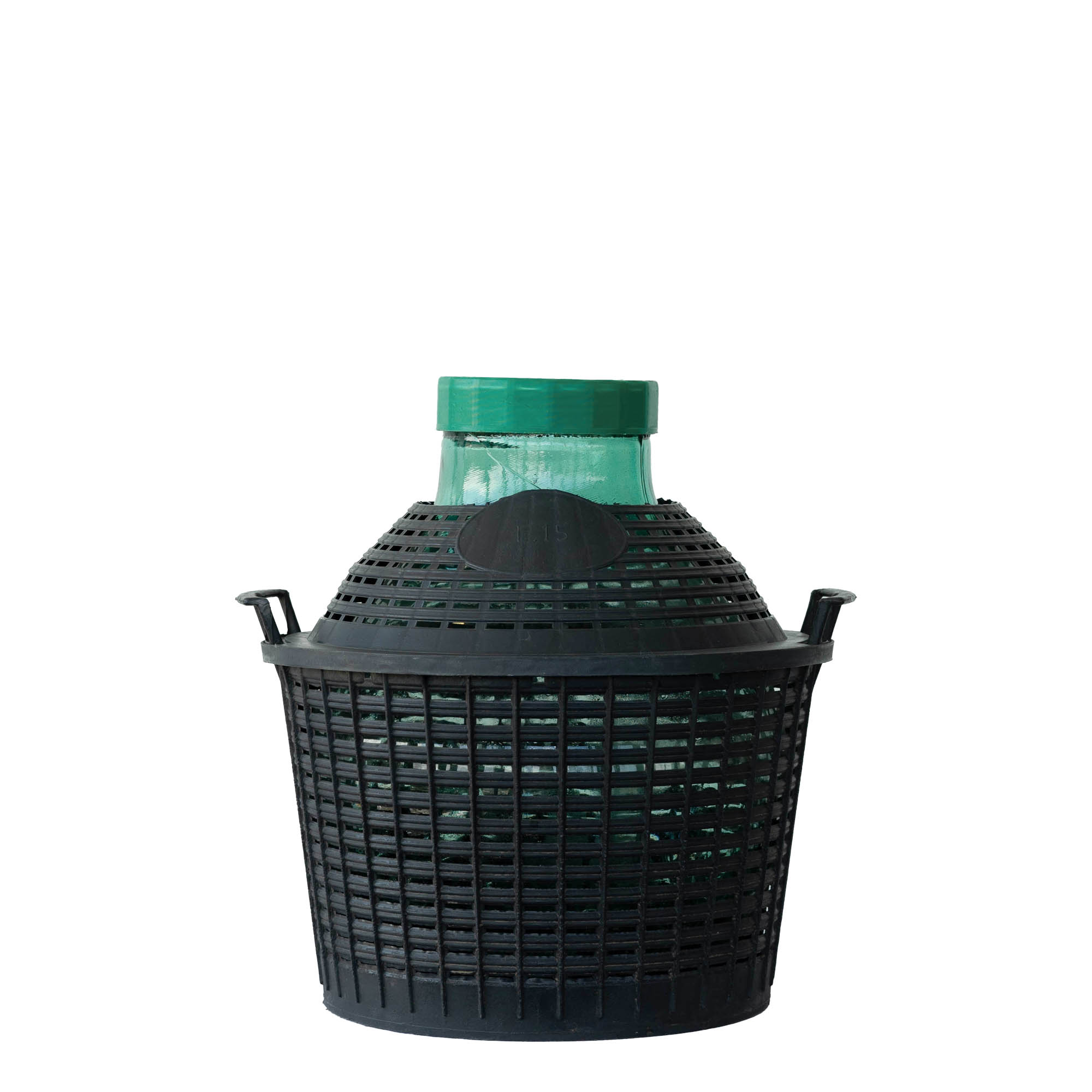 Ballonfles brede hals, 15 l, glas, monding: schroefsluiting Ballonfles brede hals, 15 l, glas, monding: schroefsluiting