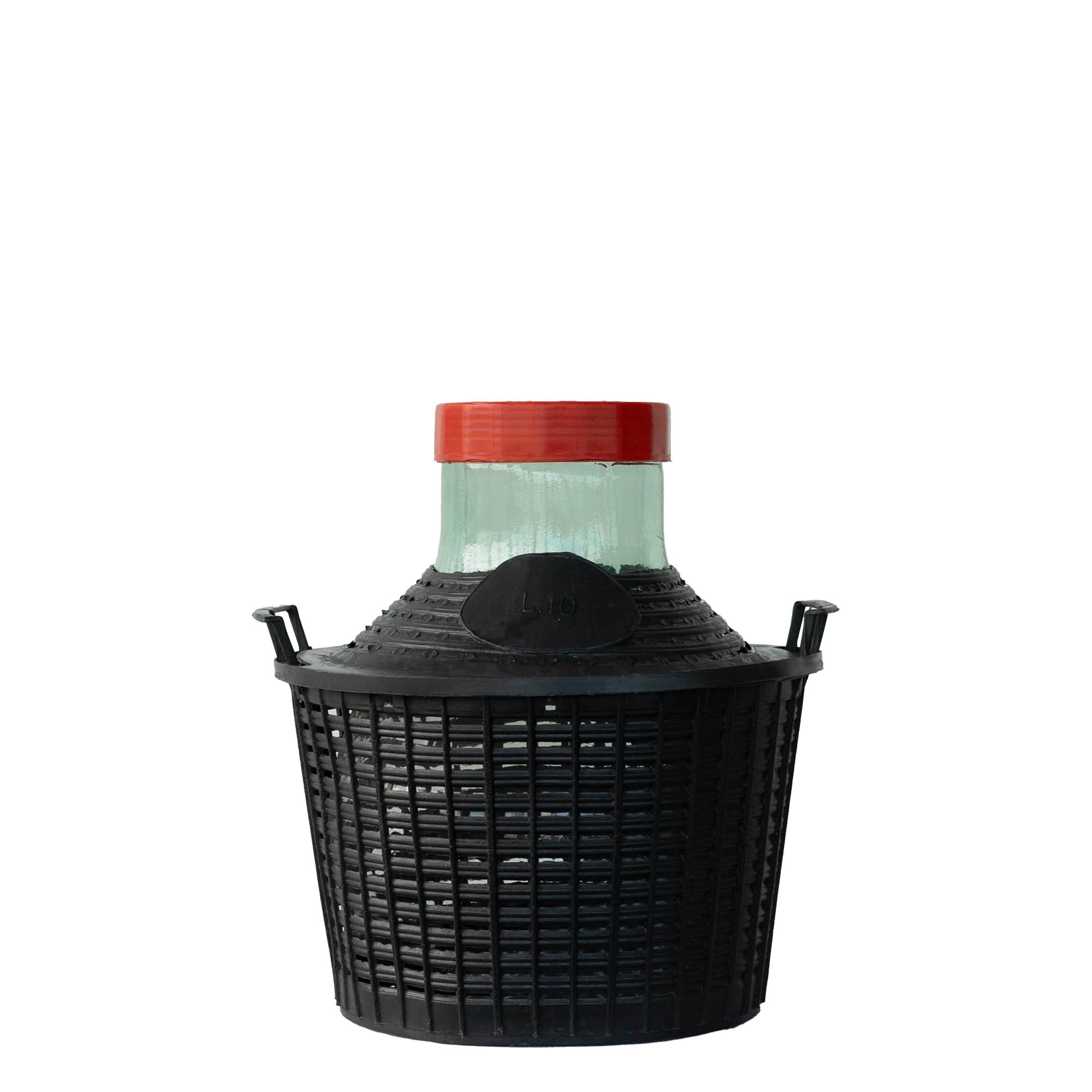 Dame-jeanne 10 l à col large, verre, bouchage: Bougage à vis Dame-jeanne 10 l à col large, verre, bouchage: Bougage à vis