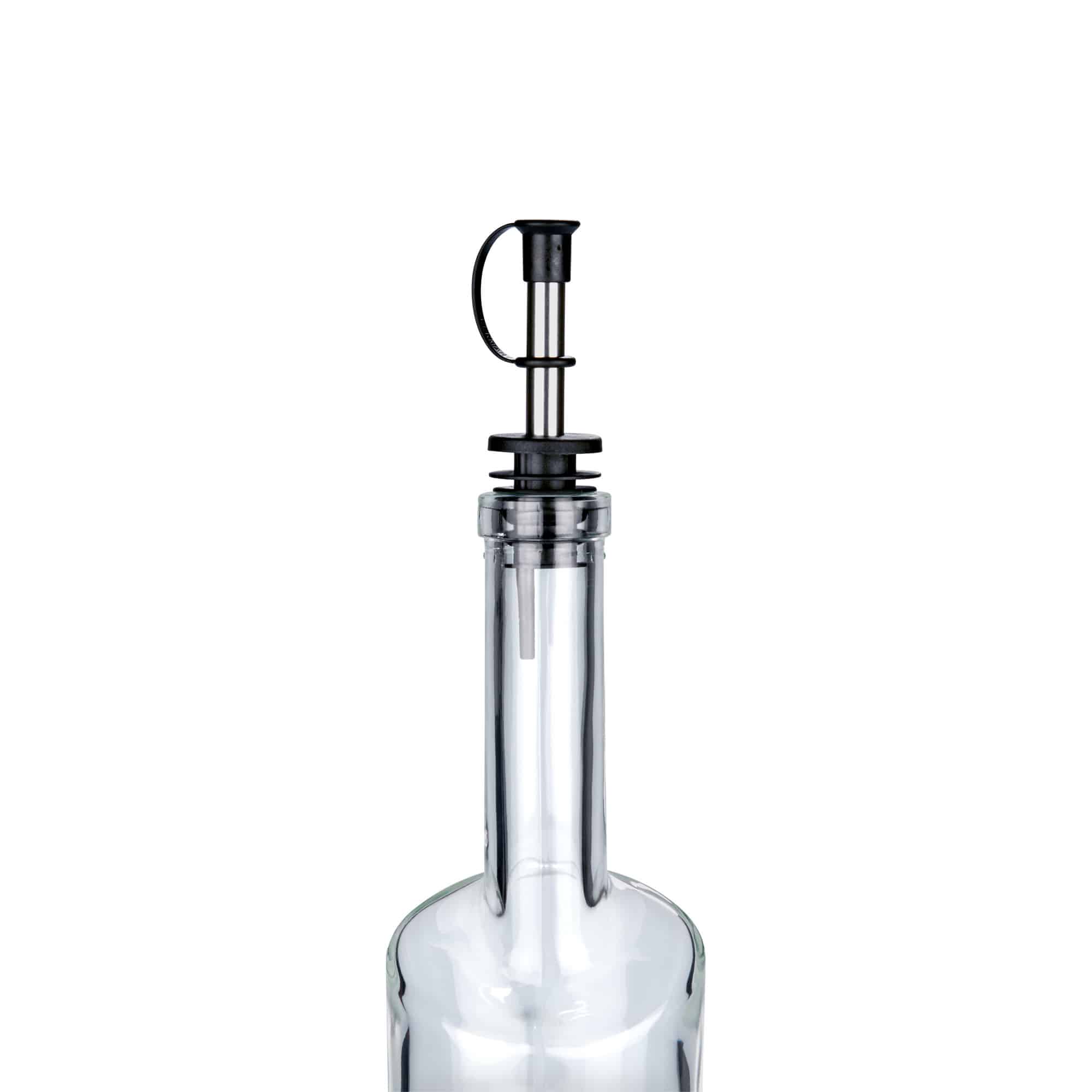 Bec-verseur inox avec capuchon, acier inoxydable, argenté