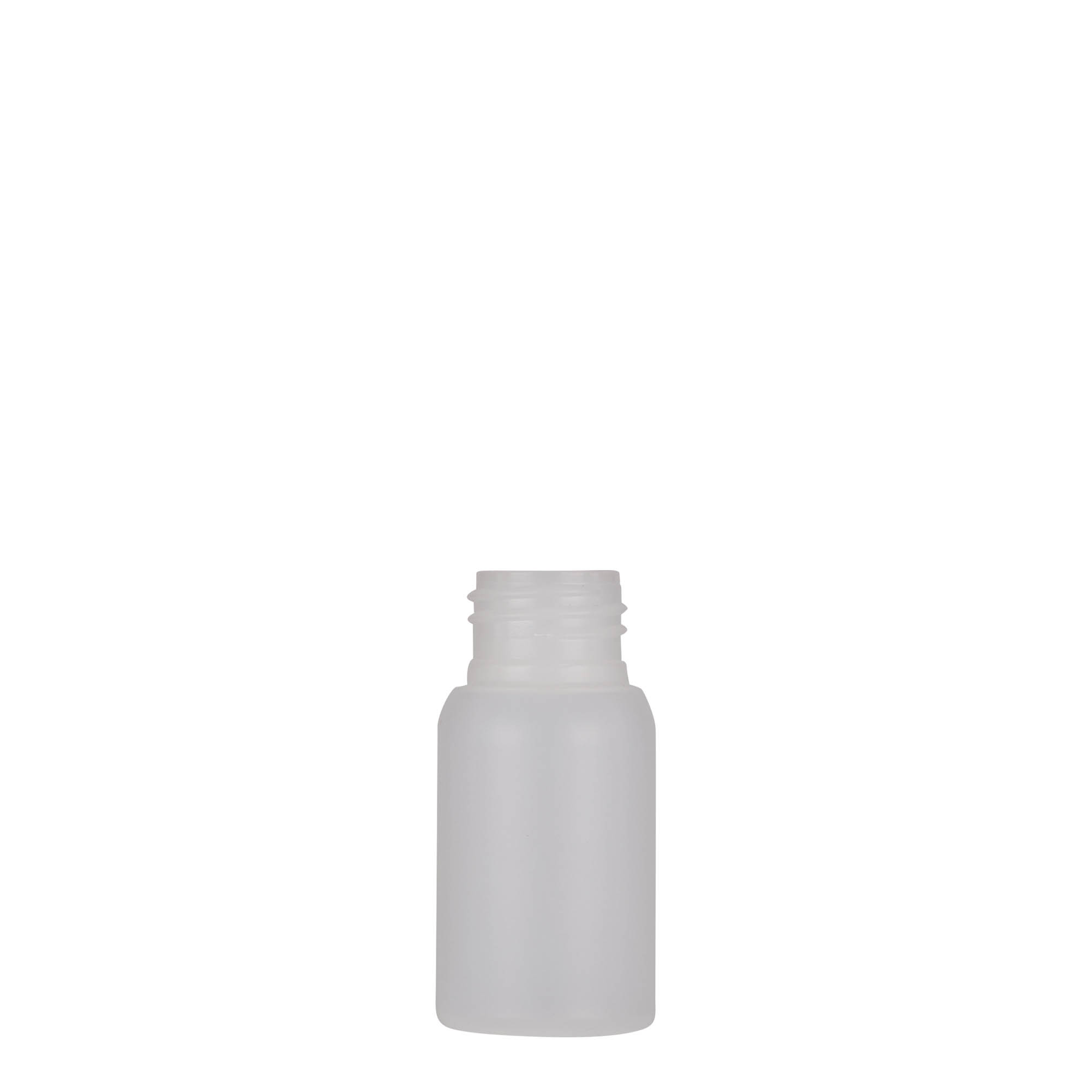 Bouteille en plastique 30 ml 'Tuffy', PEHD, nature, bouchage: 24/410
