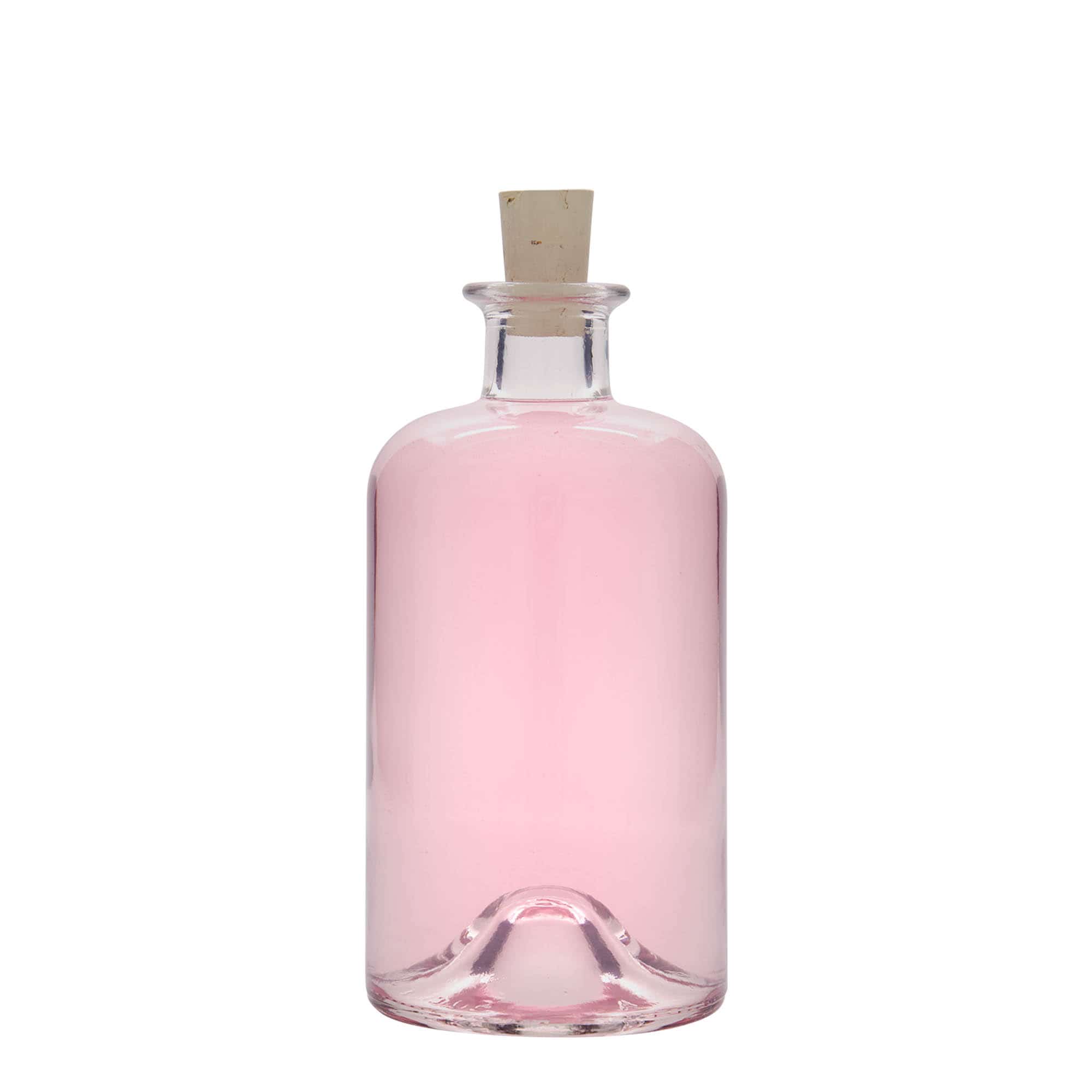 Glazen fles Apotheker 'Doktor', 500 ml, monding: kurk