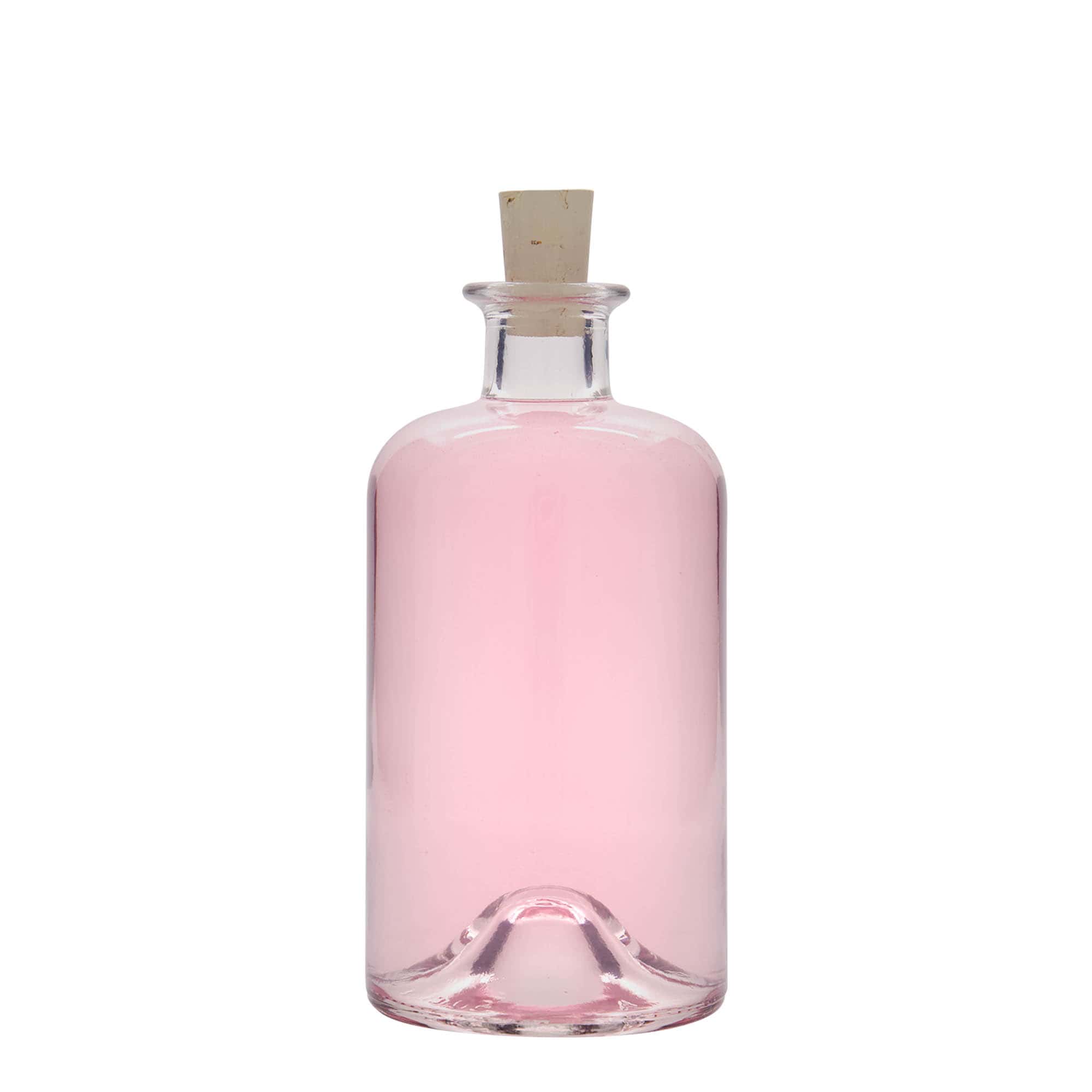 Glazen fles Apotheker 'Doktor', 500 ml, monding: kurk