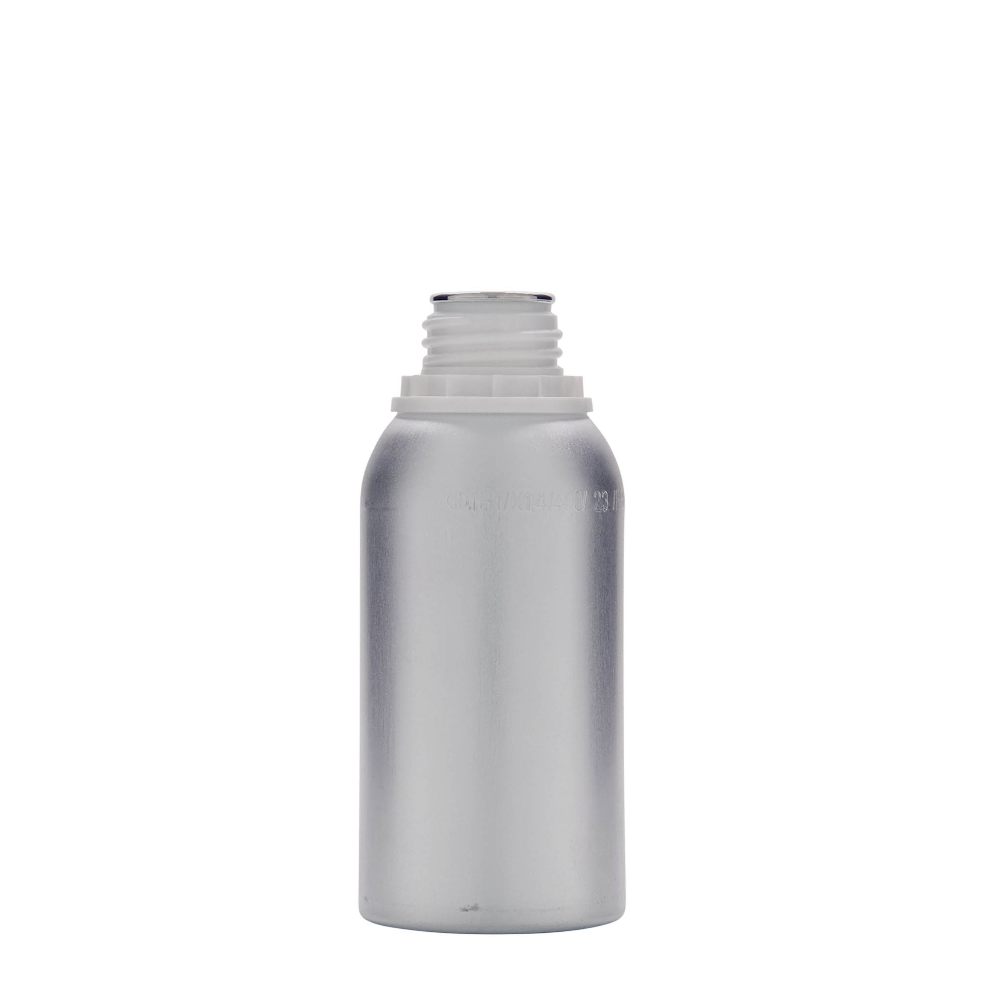 Aluminium fles, 275 ml, metaal, zilver, monding: DIN 32