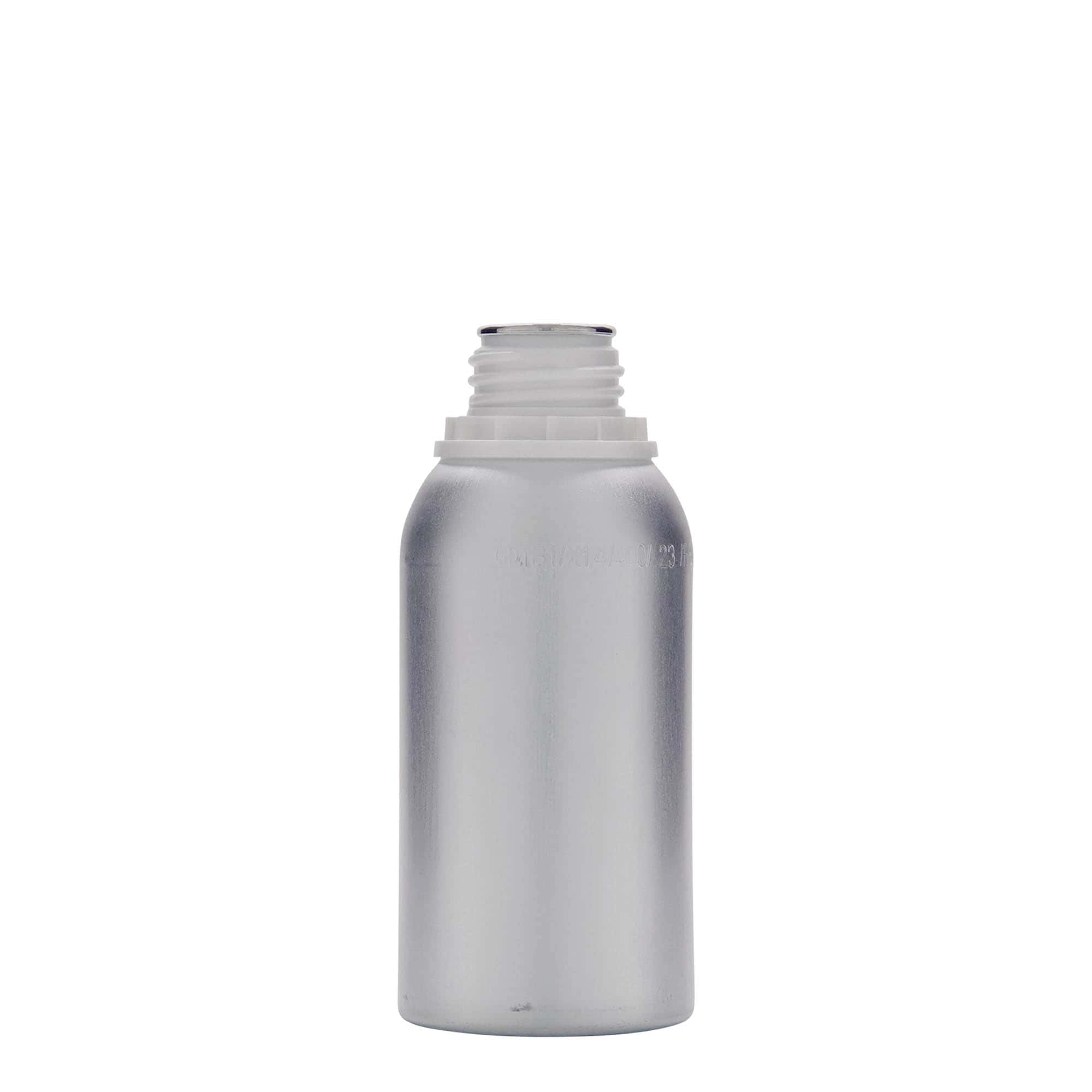 Aluminium fles, 275 ml, metaal, zilver, monding: DIN 32