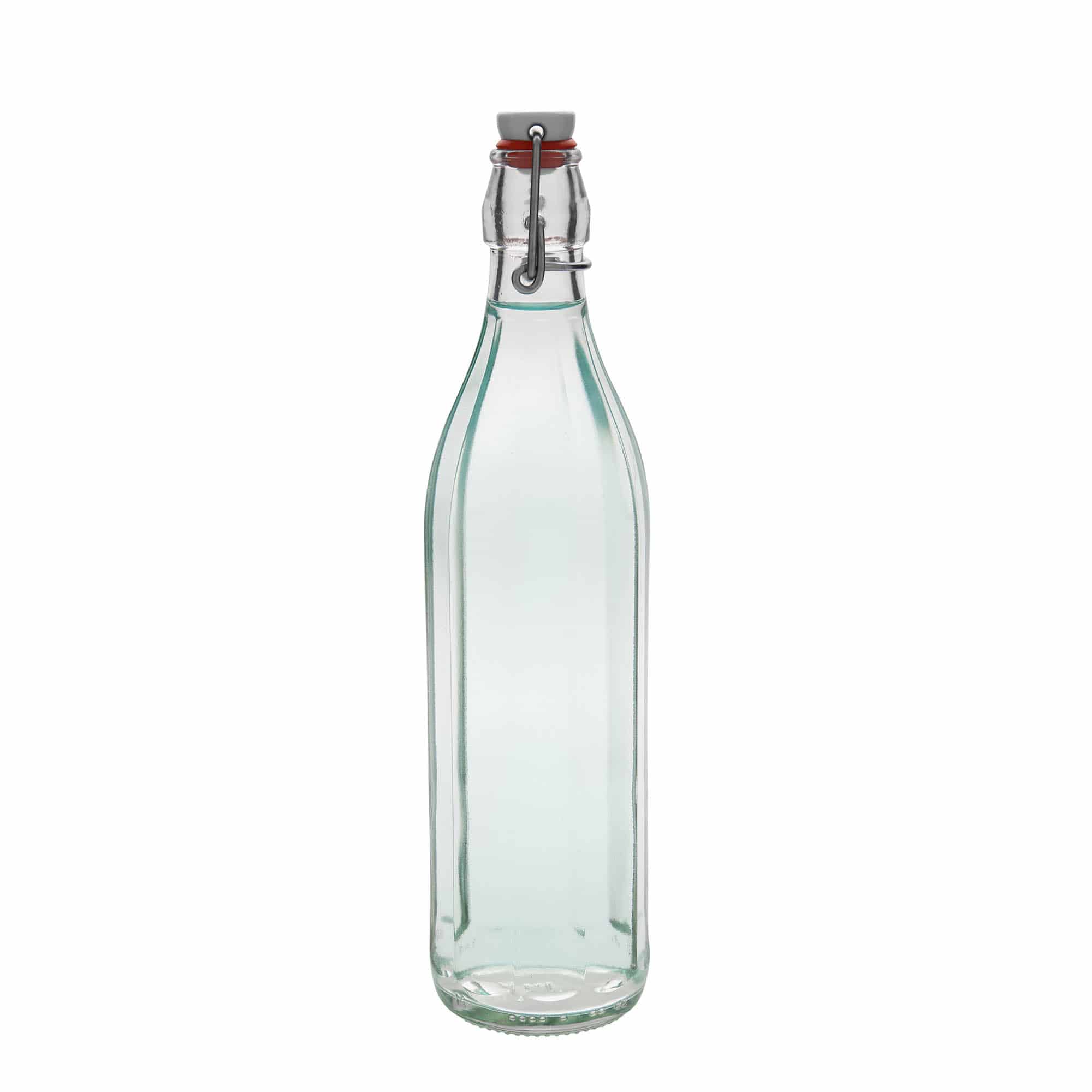 Bouteille en verre 750 ml « Bravo », décagonale, bouchage: bouchon mécanique