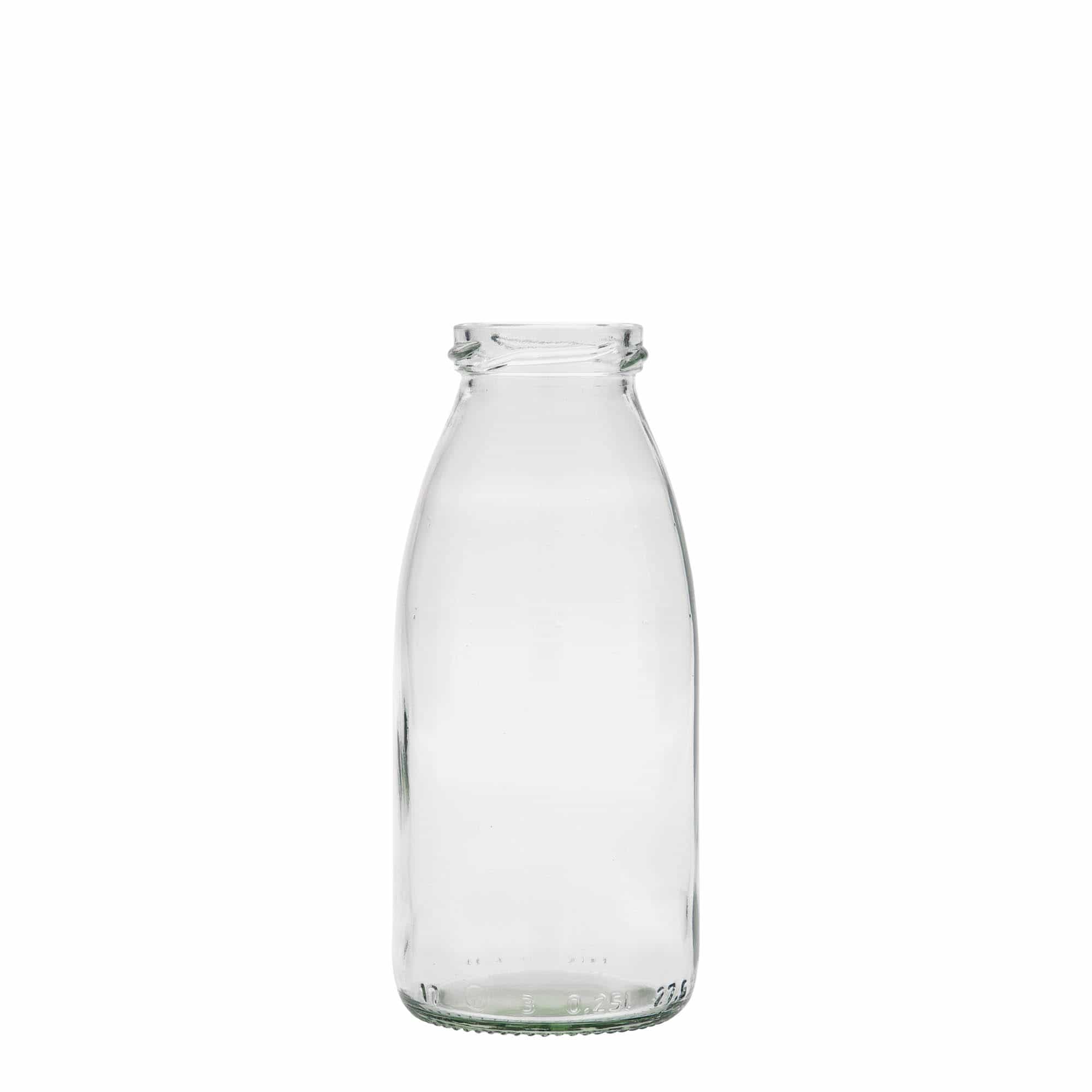Glazen fles Vroni, 250 ml, monding: twist-off (TO 43) Glazen fles Vroni, 250 ml, monding: twist-off (TO 43)