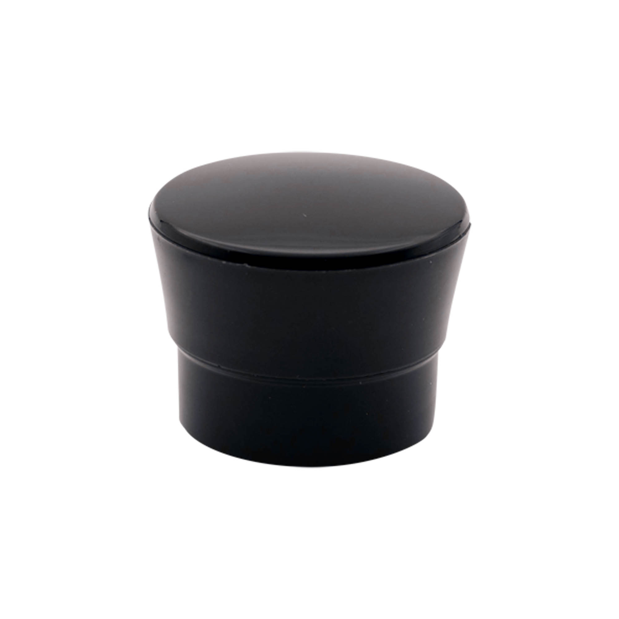 Bouchon pour pot à épices moulin, plastique PP, noir, pour bouchage: 38/400 Bouchon pour pot à épices moulin, plastique PP, noir, pour bouchage: 38/400
