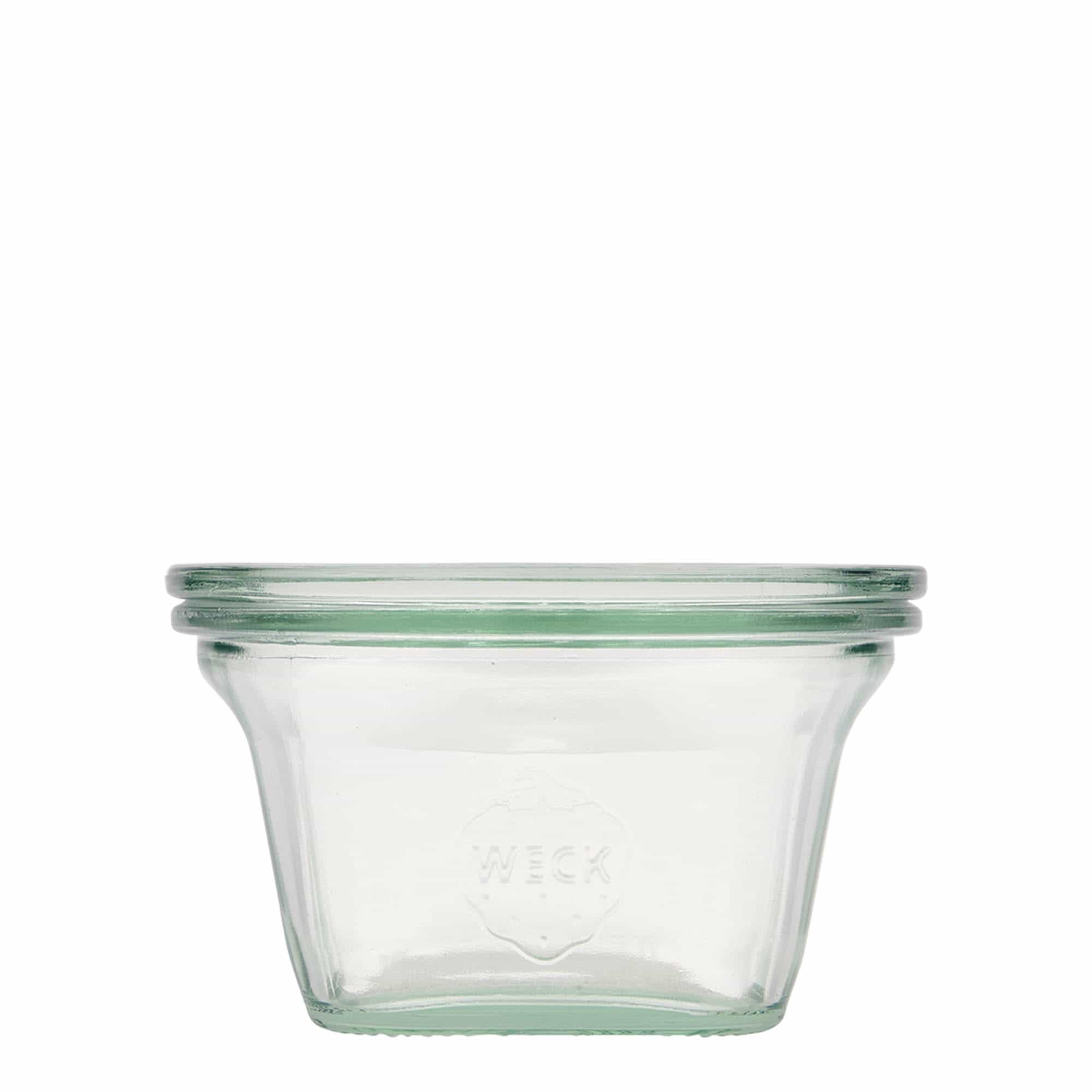 Bocal WECK quadro 290 ml , carré, bouchage: bords arrondis
