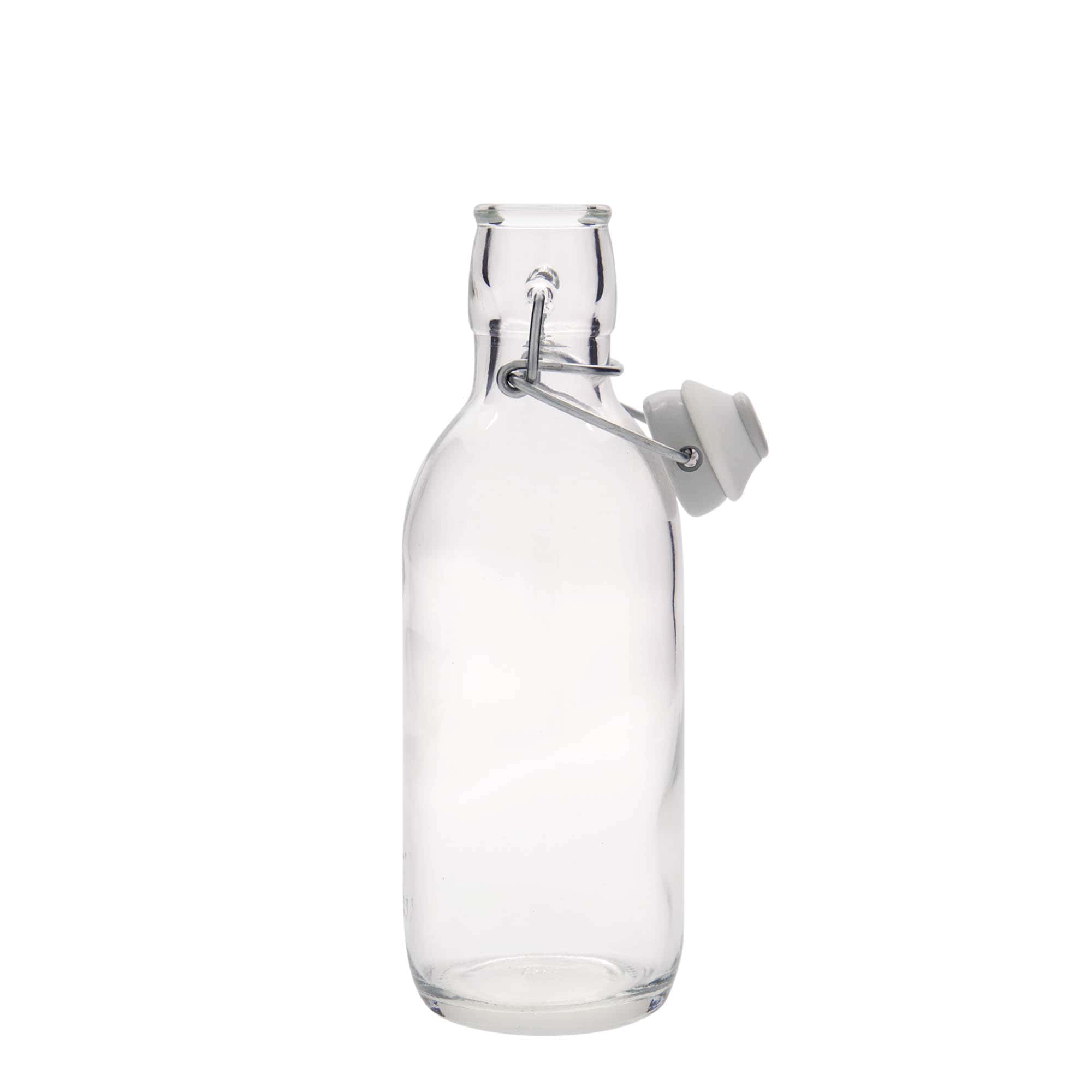 Glazen fles 'Emilia', 500 ml, monding: beugelsluiting Glazen fles 'Emilia', 500 ml, monding: beugelsluiting
