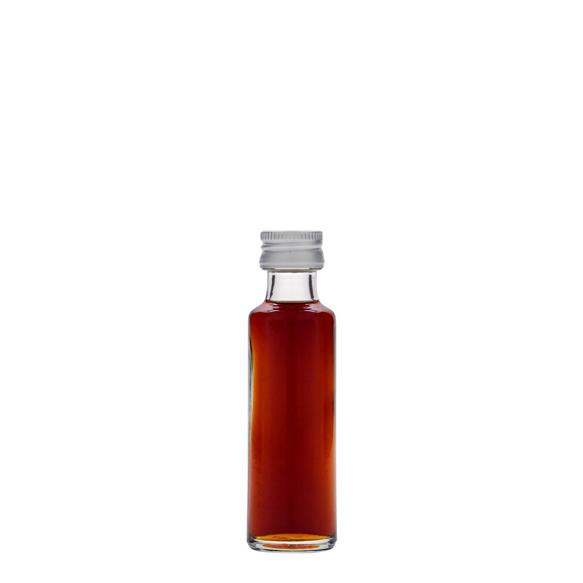 Glazen fles 'Dorica', 20 ml, monding: PP 18 Glazen fles 'Dorica', 20 ml, monding: PP 18