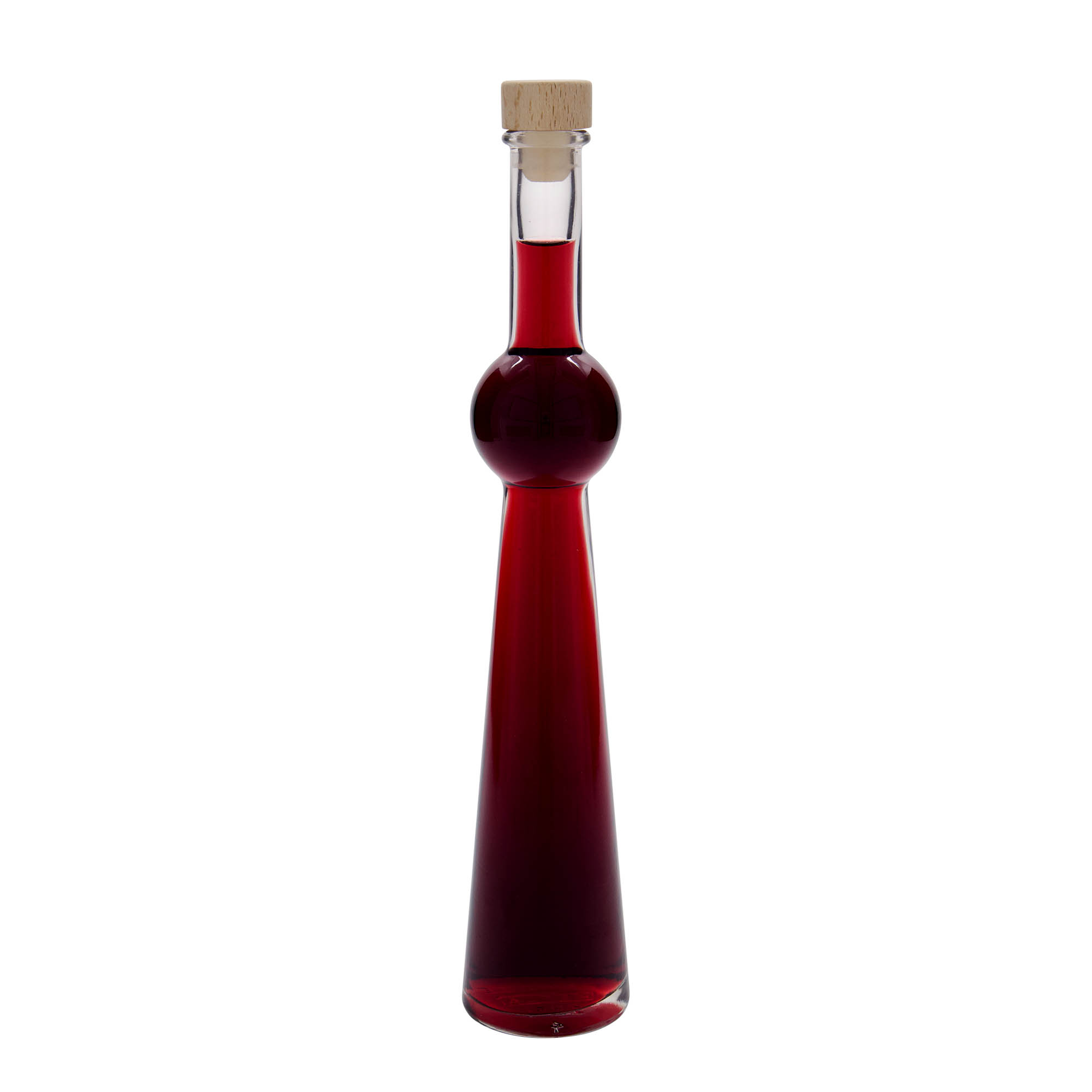 Glazen fles 'Supernova', 200 ml, monding: kurk
