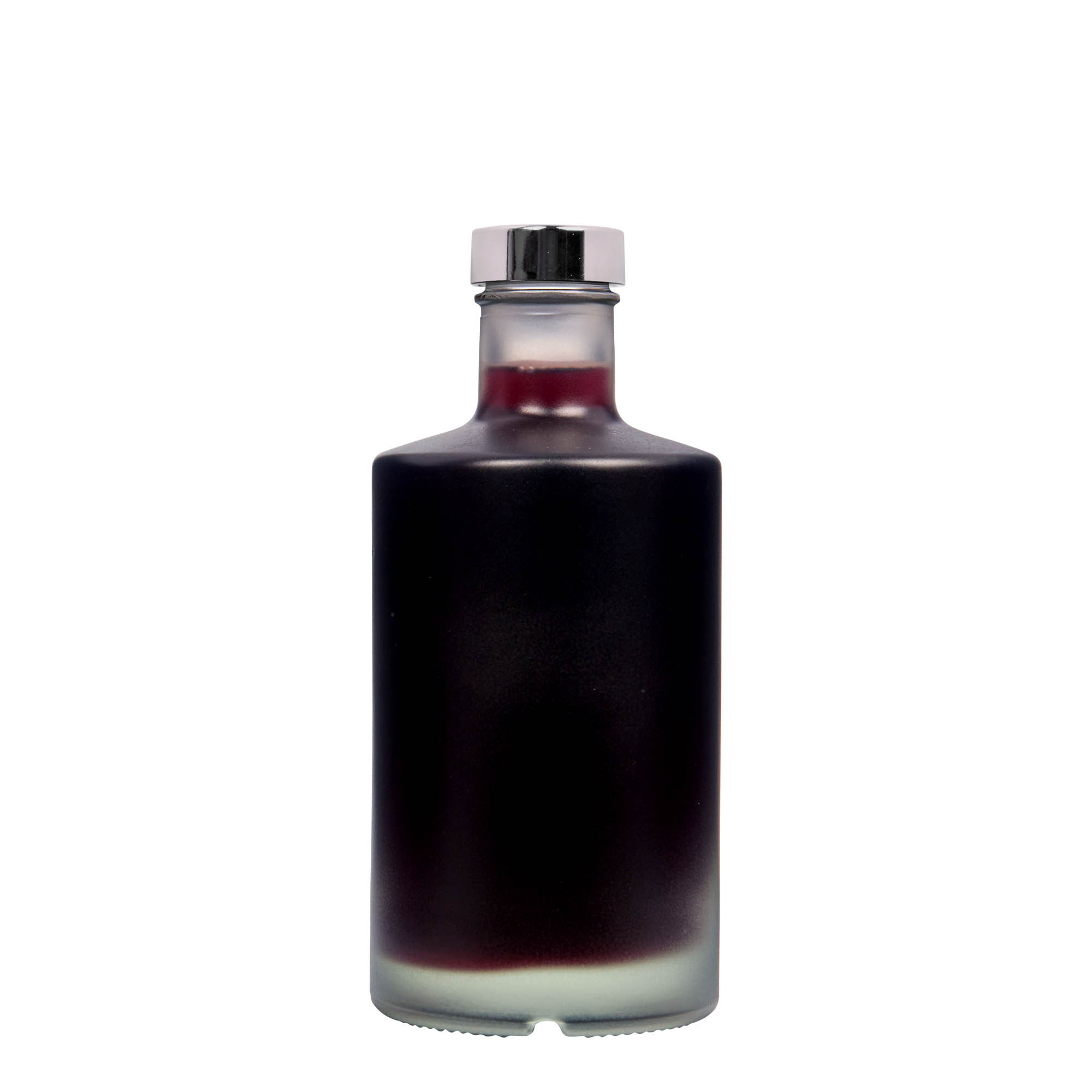 Glazen fles 'Caroline', 500 ml, gematteerd, monding: GPI 33 Glazen fles 'Caroline', 500 ml, gematteerd, monding: GPI 33