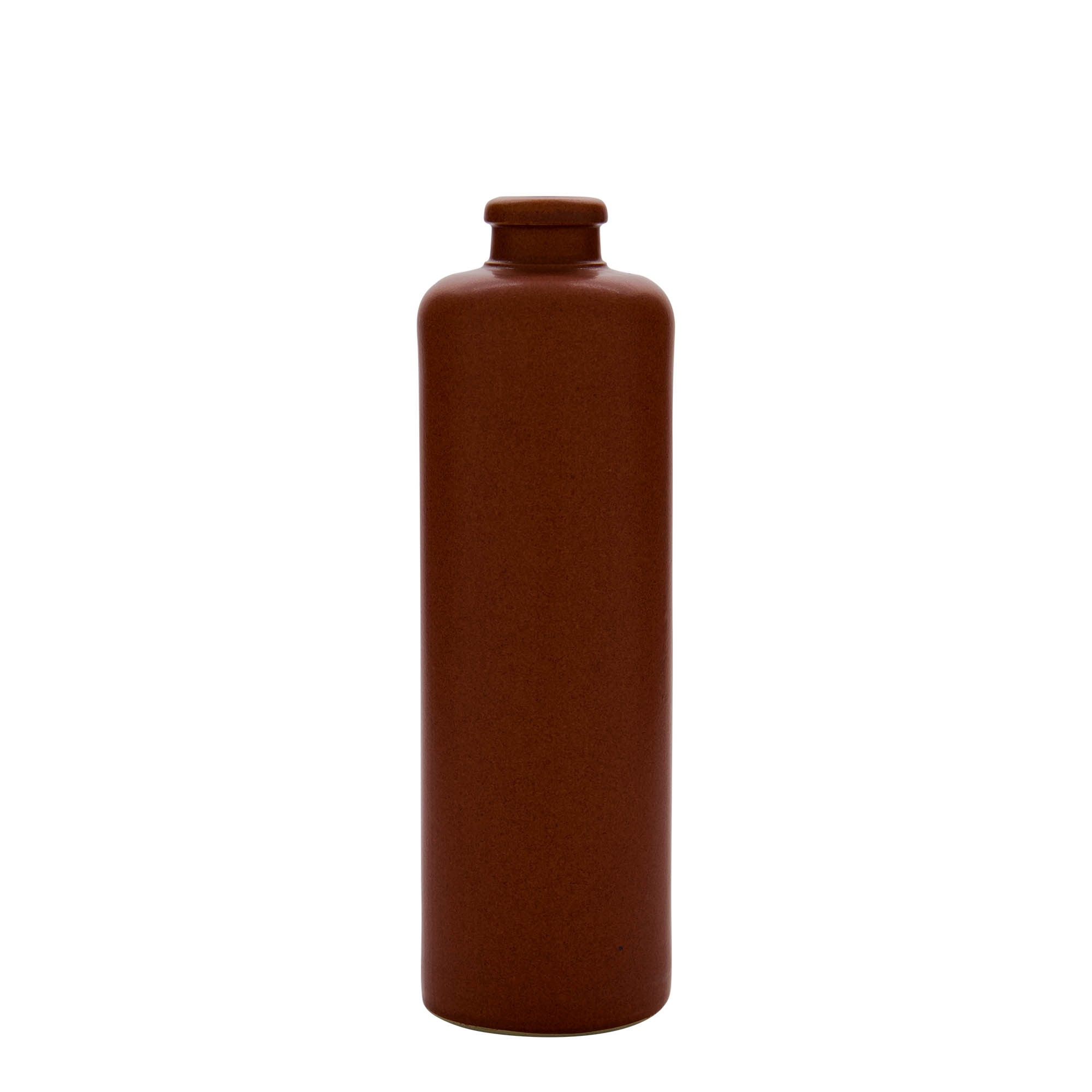 Keramische kruik, 500 ml, steengoed, rood-bruin, monding: kurk Keramische kruik, 500 ml, steengoed, rood-bruin, monding: kurk
