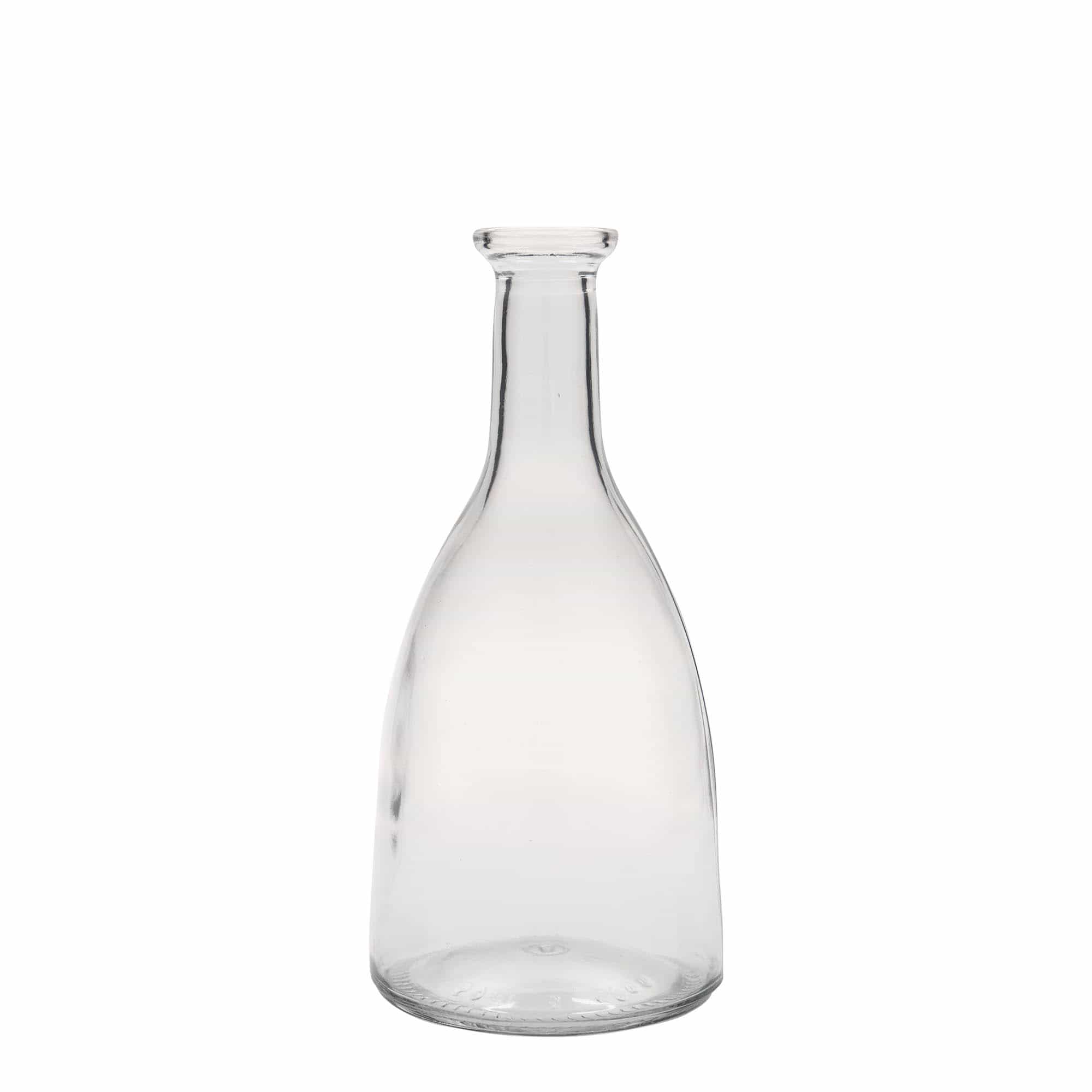 Glazen fles 'Viola', 500 ml, monding: kurk Glazen fles 'Viola', 500 ml, monding: kurk