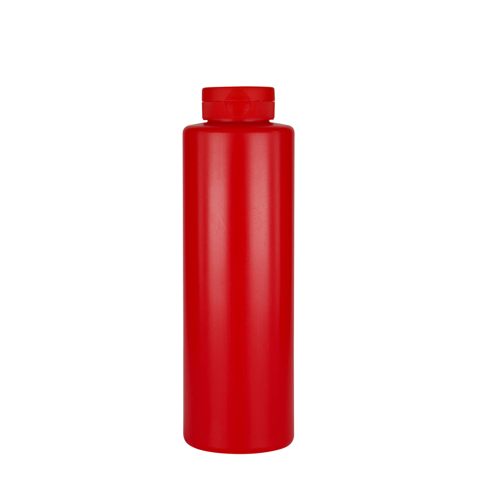 Flacon à sauce 500 ml , plastique LDPE, rouge, bouchage: 38/400 Flacon à sauce 500 ml , plastique LDPE, rouge, bouchage: 38/400
