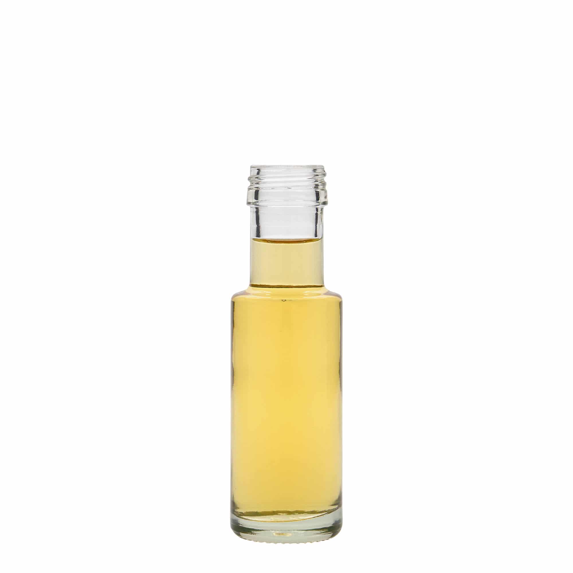 Glazen fles 'Dorica', 100 ml, monding: PP 31,5