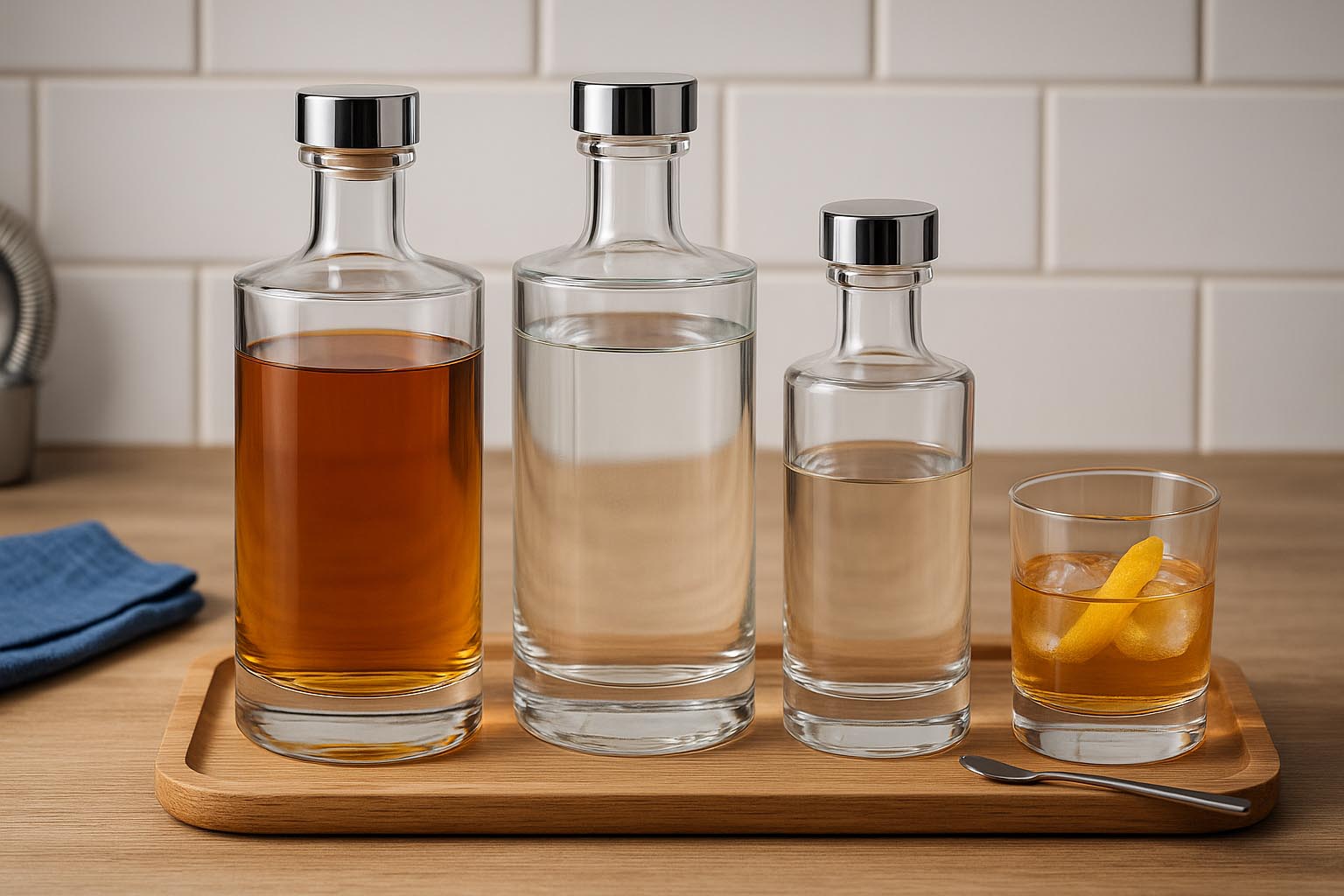 Glazen fles 'Aventura', 50 ml, monding: PP 18 Glazen fles 'Aventura', 50 ml, monding: PP 18