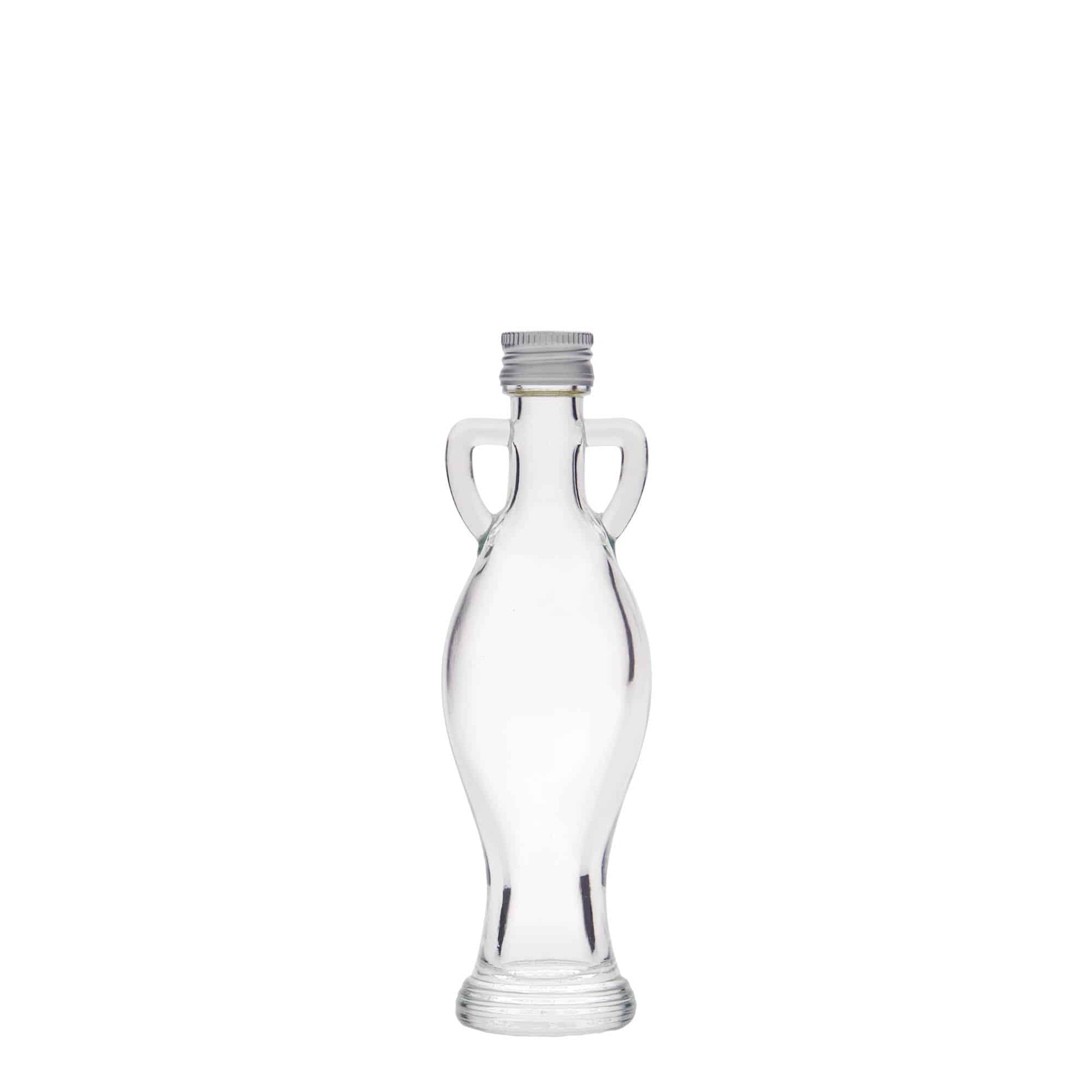 Bouteille en verre 40 ml 'Amphore', bouchage: PP 18