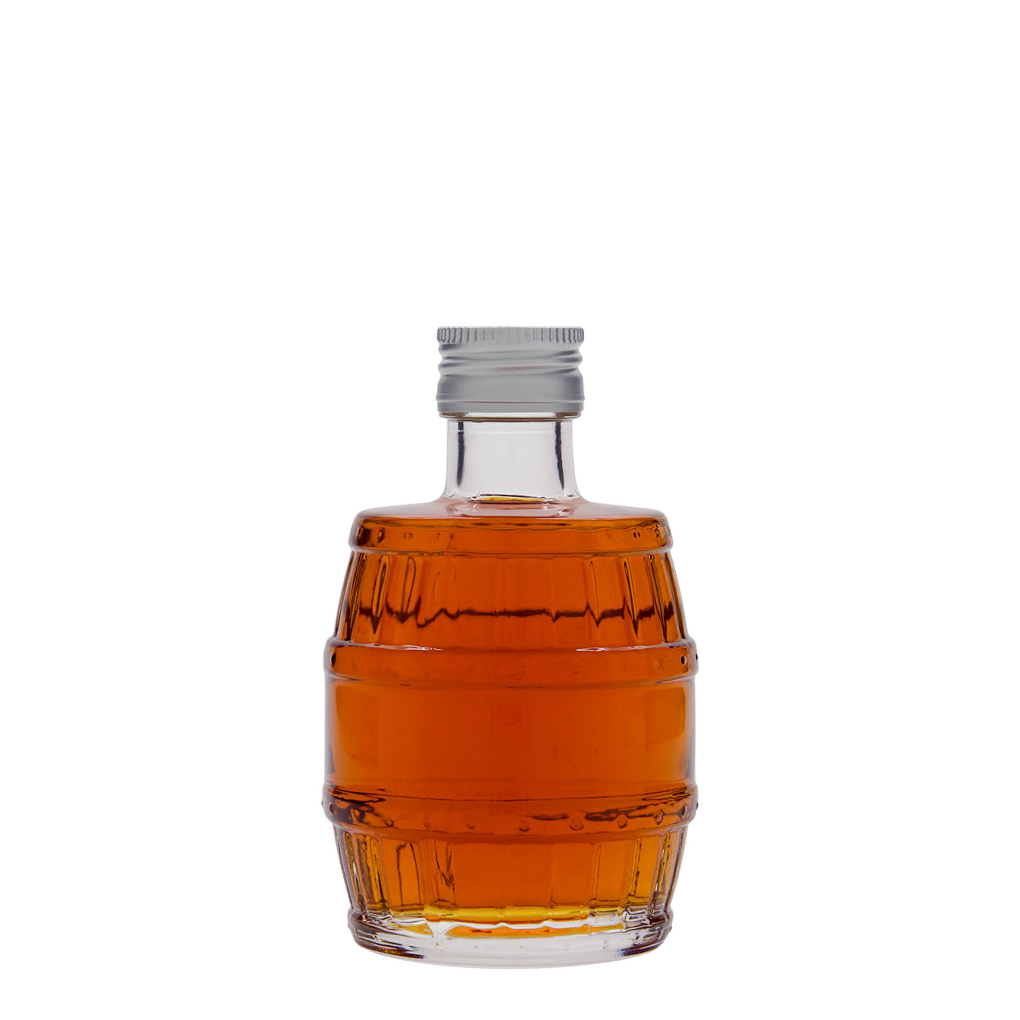 Glazen fles 'Vat', 200 ml, monding: PP 28 Glazen fles 'Vat', 200 ml, monding: PP 28