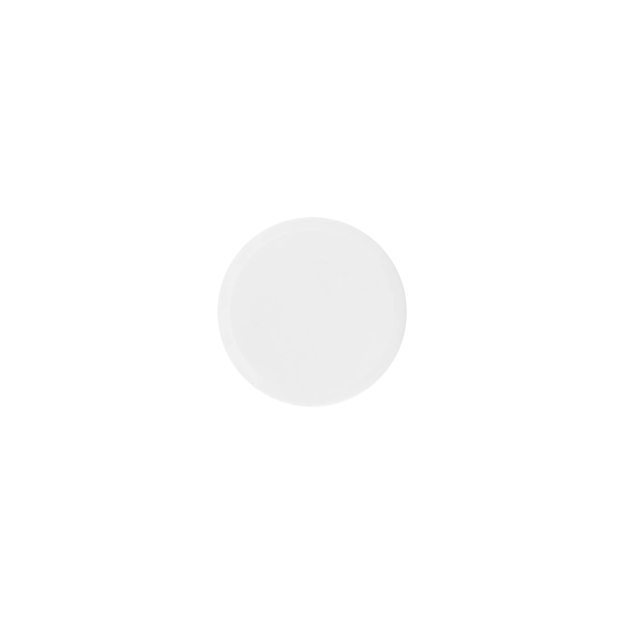 Bougage à vis « White Line » 35 ml, plastique PP, blanc