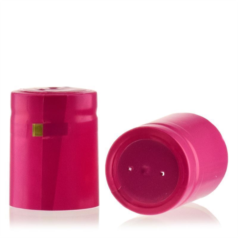 Capsule thermo-rétractable 32x41, plastique PVC, rose Capsule thermo-rétractable 32x41, plastique PVC, rose