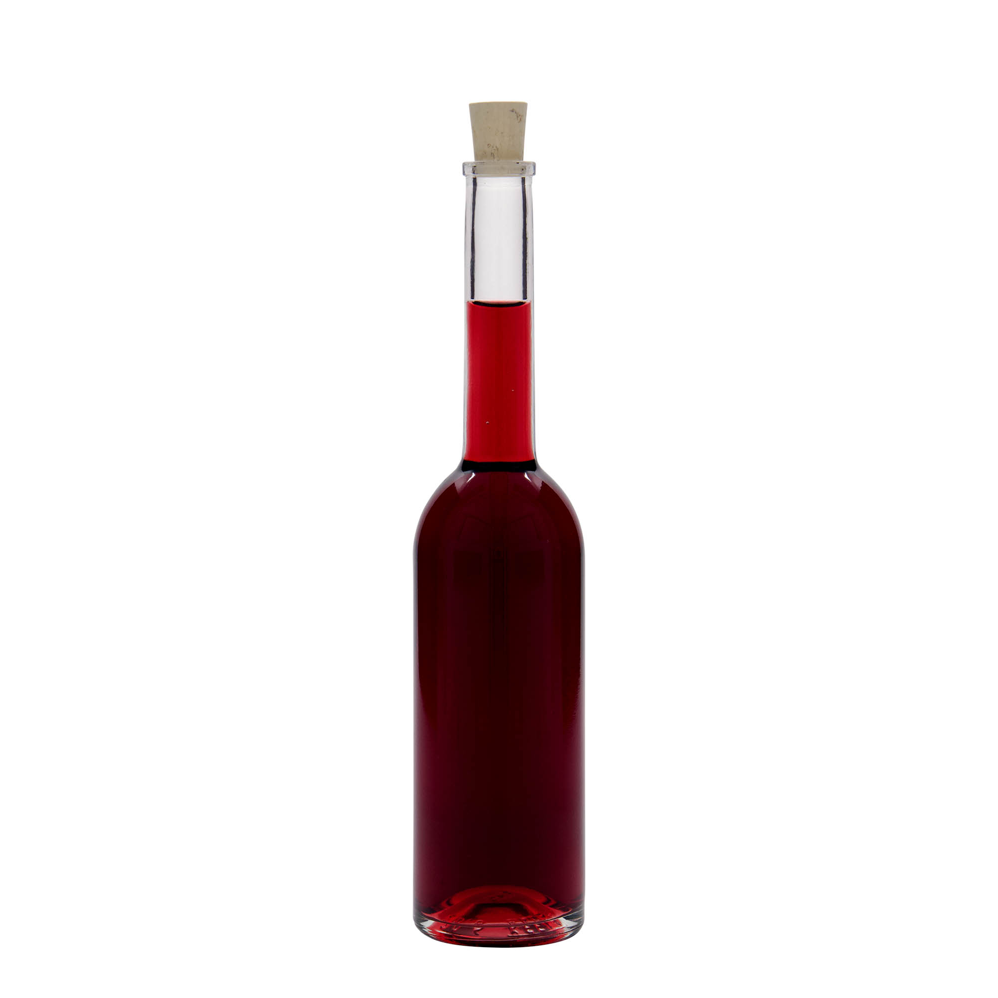 Glazen fles 'Opera', 200 ml, monding: kurk Glazen fles 'Opera', 200 ml, monding: kurk