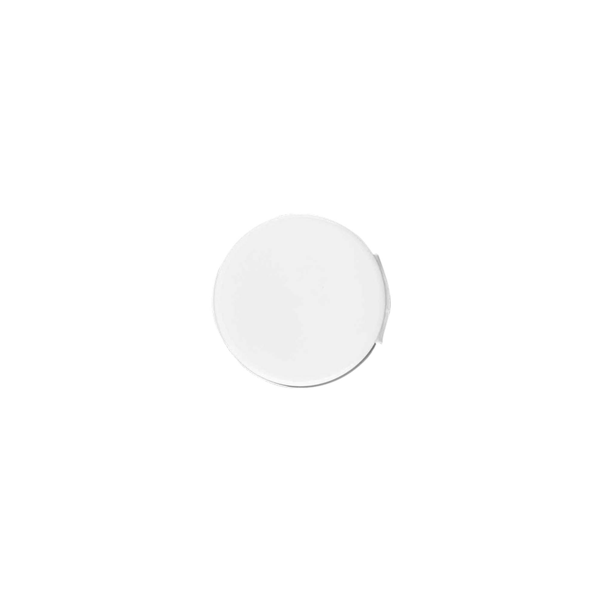 Bougage à vis à charnière rabattable, plastique PP, blanc, pour bouchage: 20/410 Bougage à vis à charnière rabattable, plastique PP, blanc, pour bouchage: 20/410