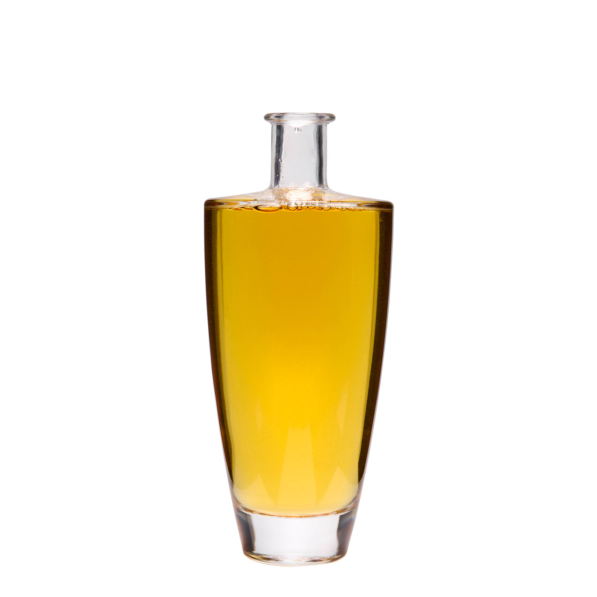 Glazen fles 'Vanessa', 500 ml, ovaal, monding: kurk Glazen fles 'Vanessa', 500 ml, ovaal, monding: kurk