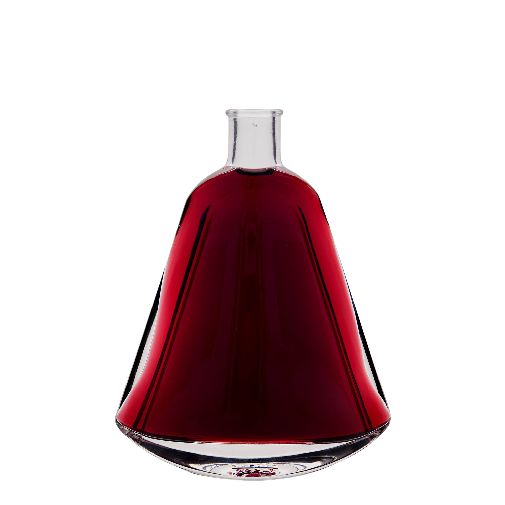 Bouteille en verre 350 ml 'Maurizio', ovale, bouchage: bouchon