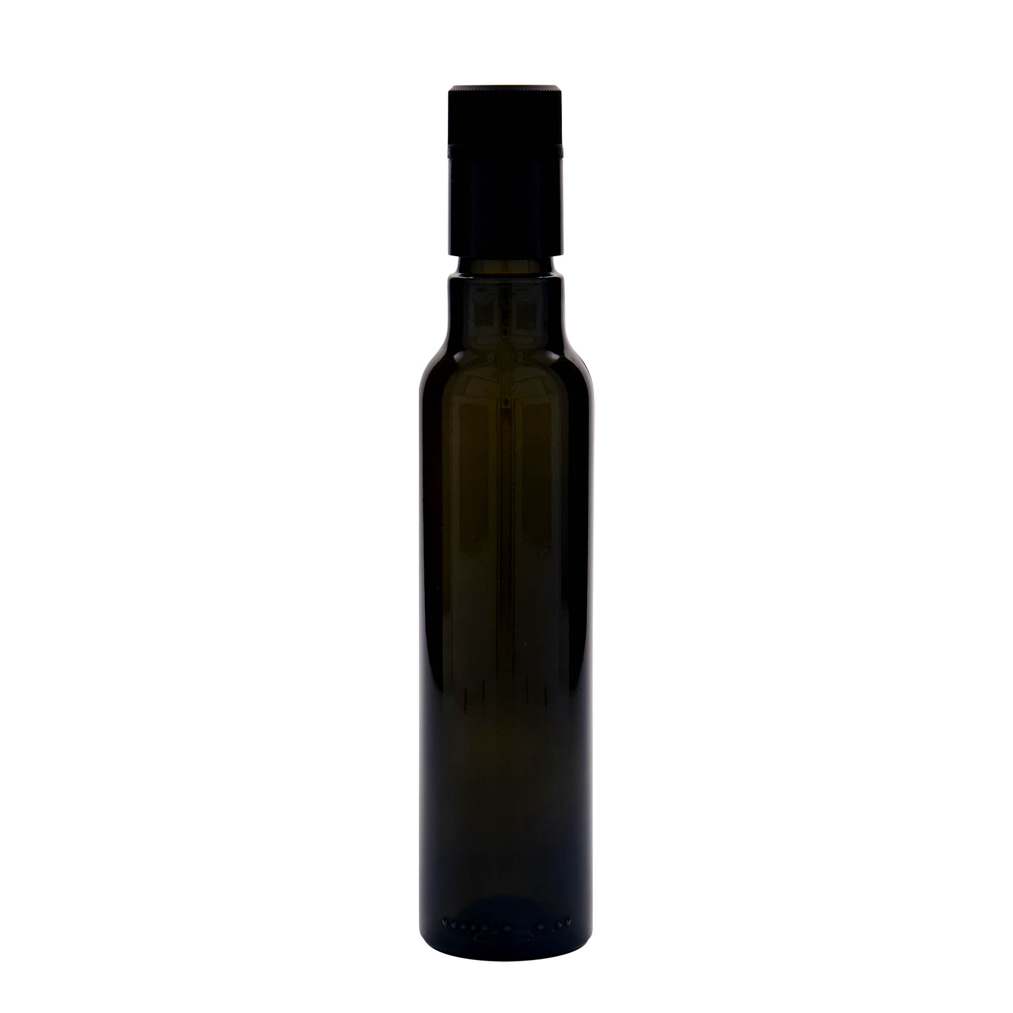 Azijn-/oliefles 'Willy New', 250 ml, glas, antiekgroen, monding: DOP Azijn-/oliefles 'Willy New', 250 ml, glas, antiekgroen, monding: DOP