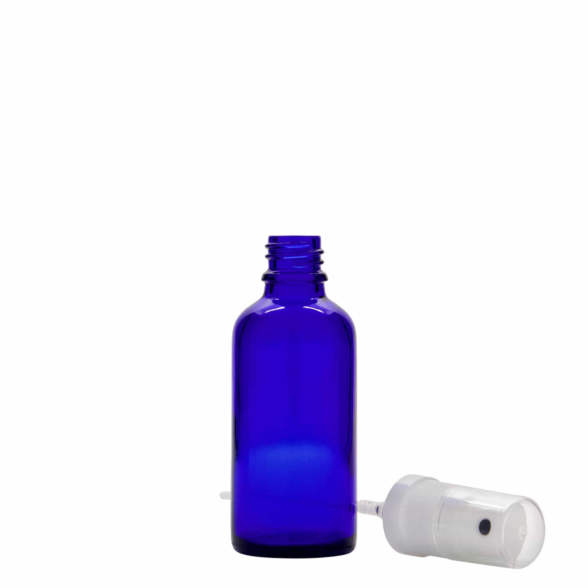 Flacon vaporisateur médical 50 ml, verre, bleu roi, bouchage: DIN 18 Flacon vaporisateur médical 50 ml, verre, bleu roi, bouchage: DIN 18