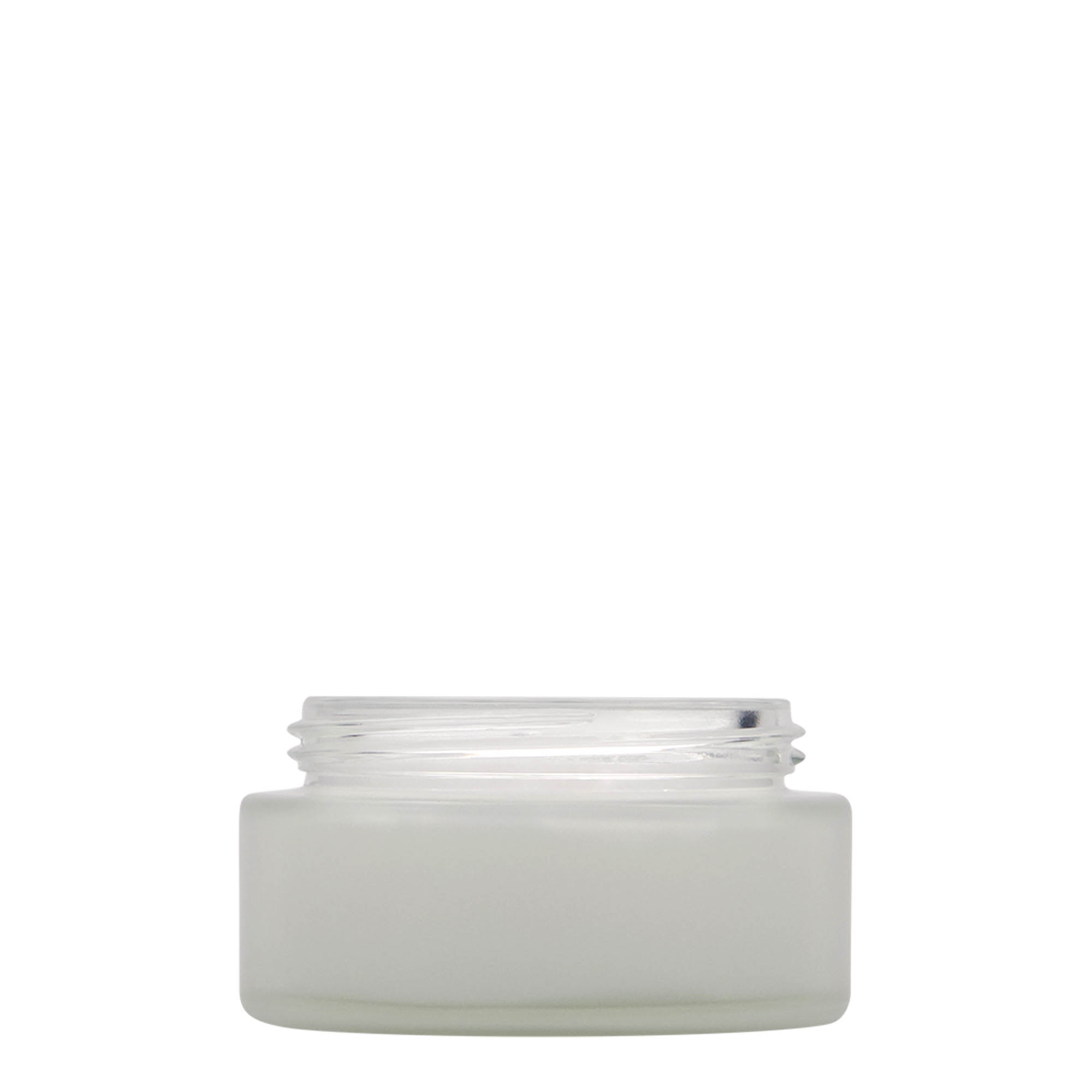 Potje 'Platin Edition', 100 ml, glas, gematteerd, monding: schroefsluiting Potje 'Platin Edition', 100 ml, glas, gematteerd, monding: schroefsluiting