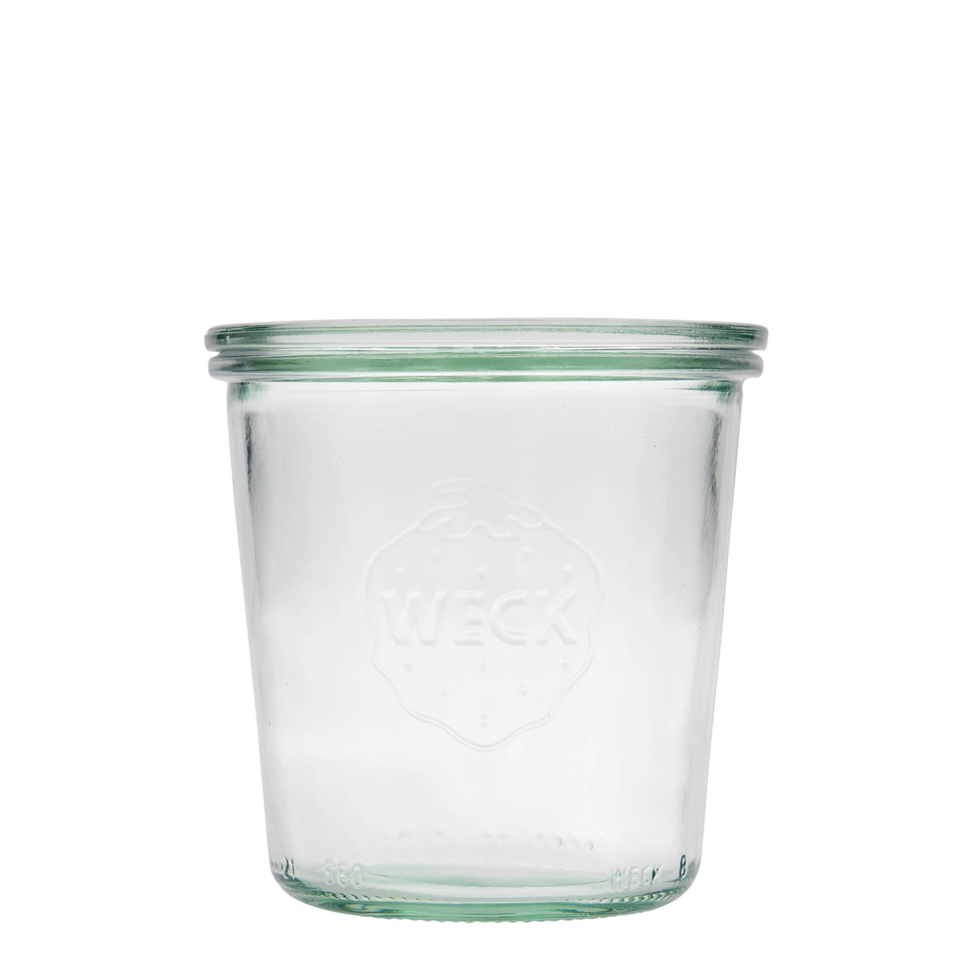 Verrine WECK 580 ml, bouchage: bords arrondis Verrine WECK 580 ml, bouchage: bords arrondis