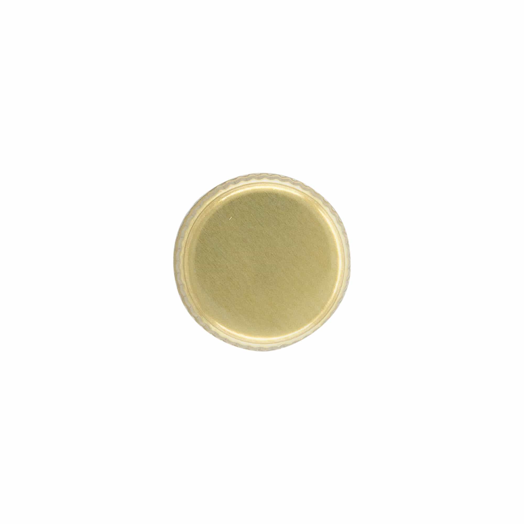 Schroefsluiting, metaal, goud, voor monding: PP 28