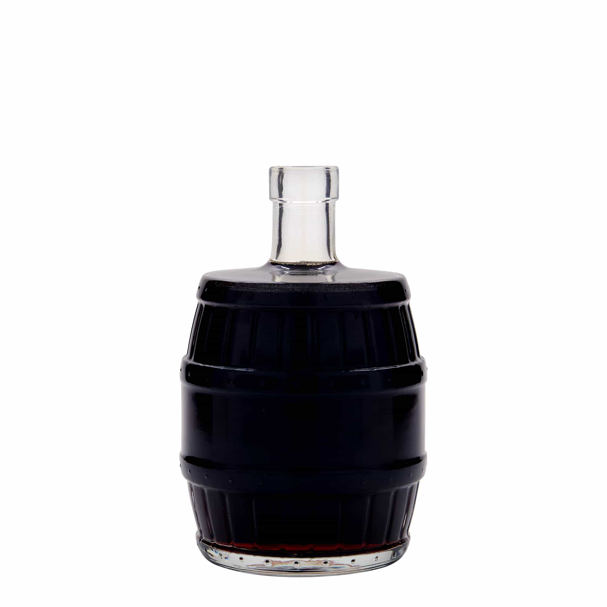 Glazen fles 'Vat', 500 ml, monding: kurk
