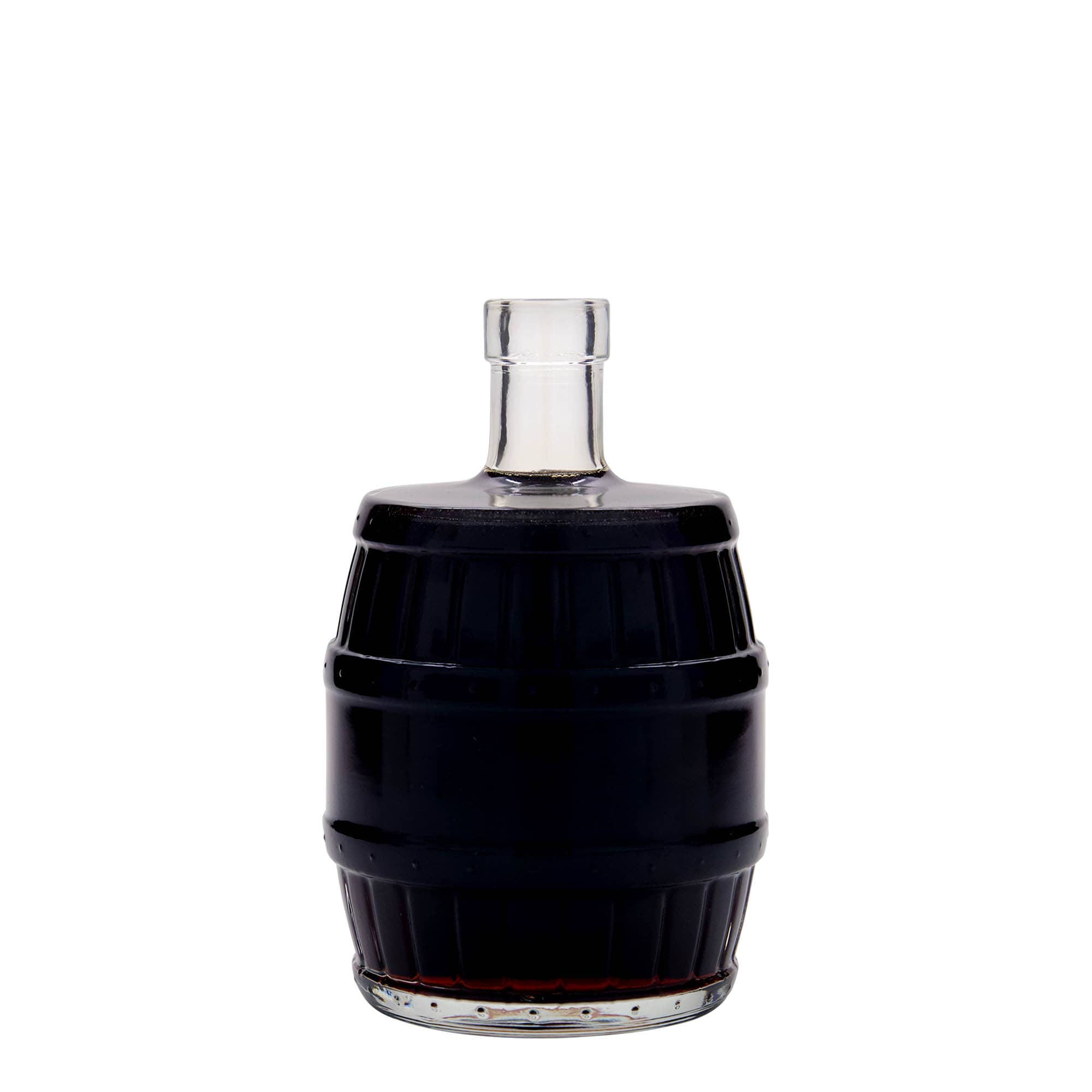 Glazen fles 'Vat', 500 ml, monding: kurk Glazen fles 'Vat', 500 ml, monding: kurk