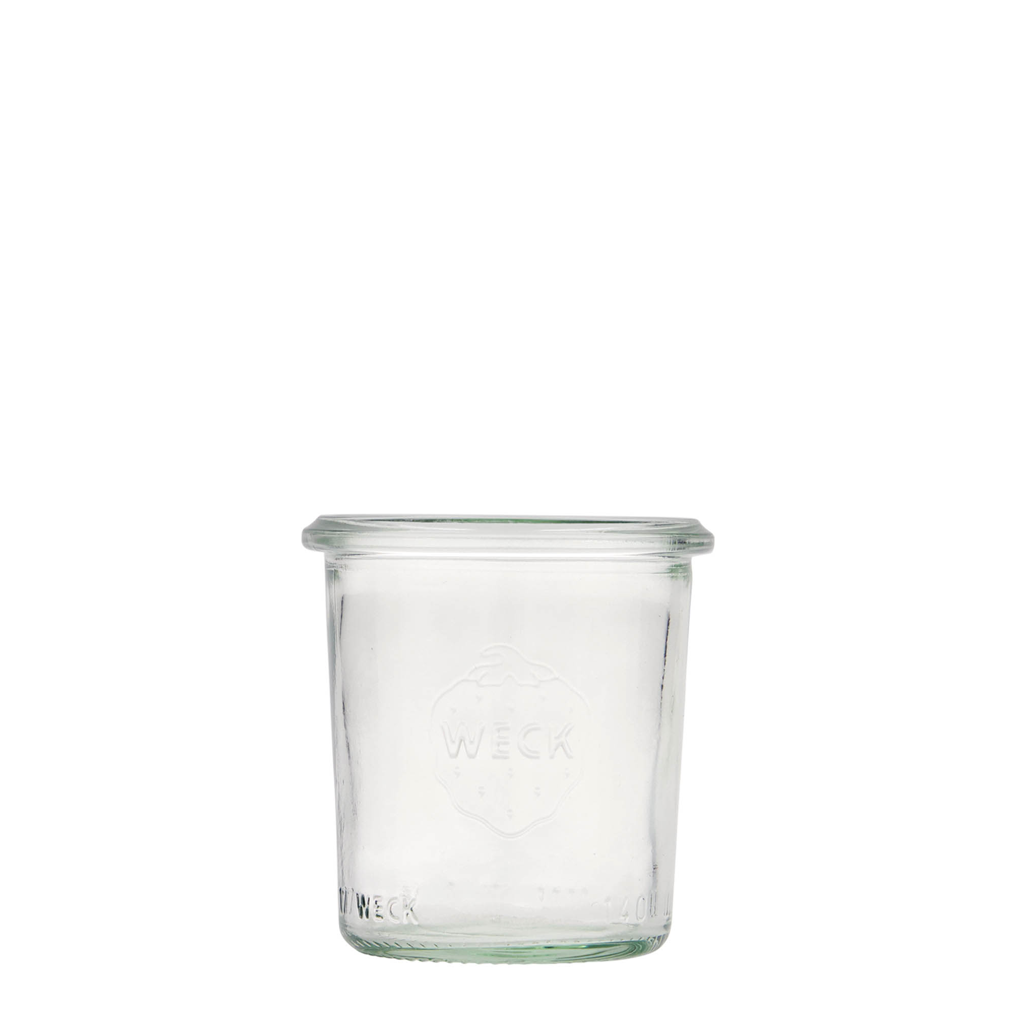 WECK-stortglas, 140 ml, monding: ronde rand