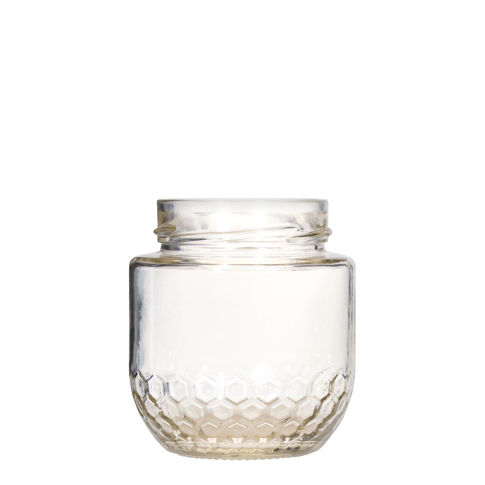 Pot de miel 390 ml « Maya », bouchage: Deep-Twist-Off (DTO 70)