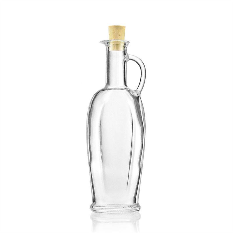 Bouteille en verre 250 ml « Eleganta », ovale, bouchage: bouchon