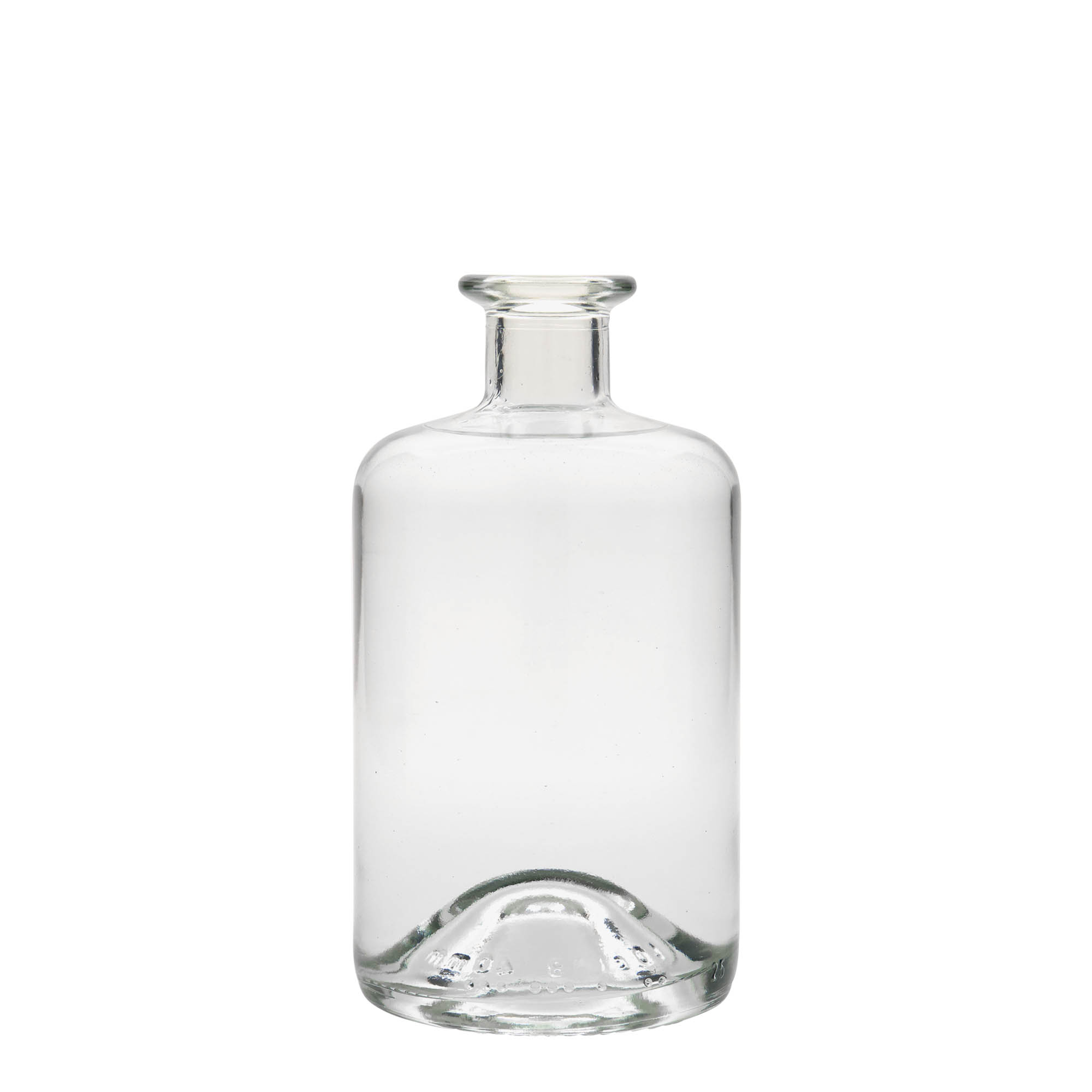Glazen fles Apotheker, 500 ml, monding: kurk