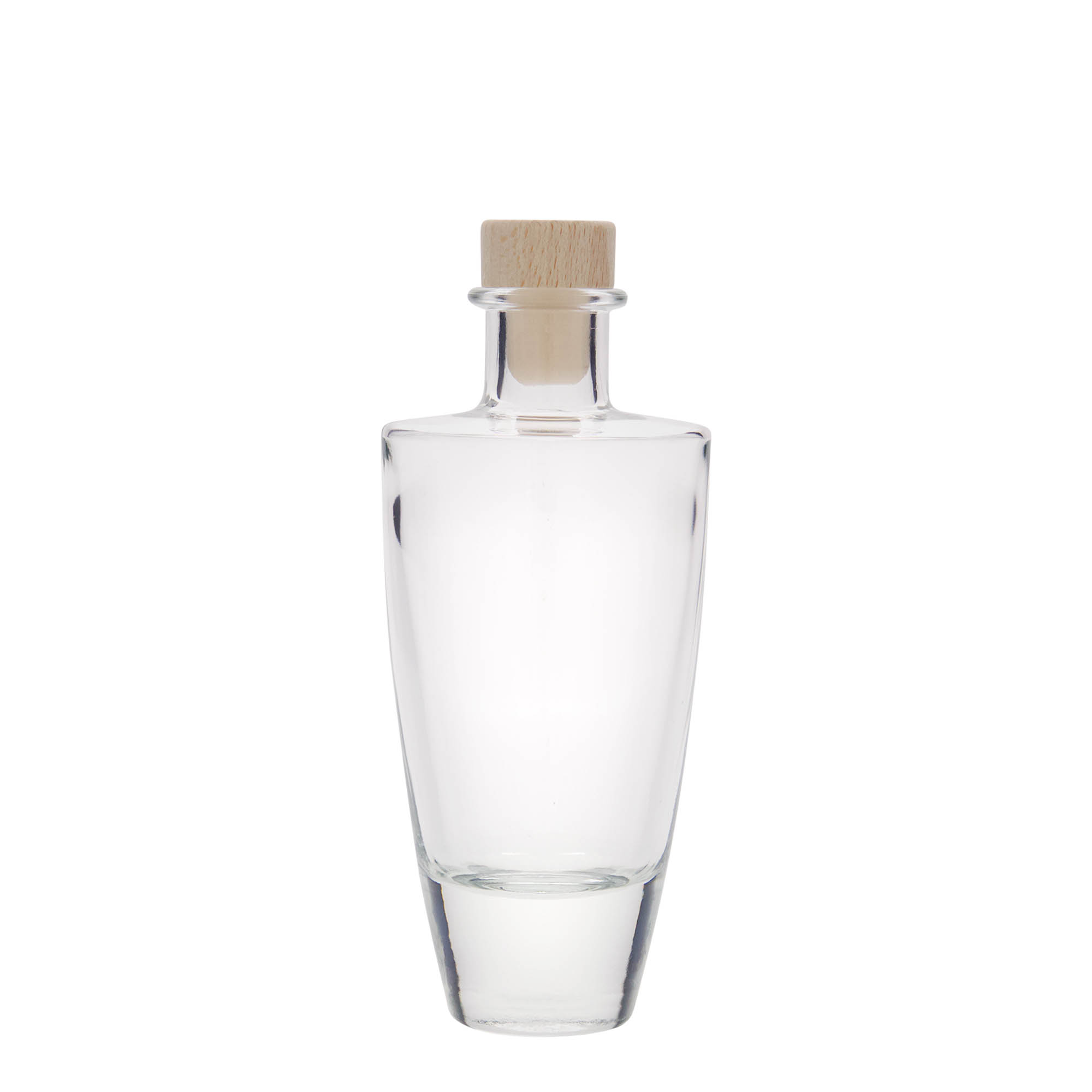 Bouteille en verre 200 ml « Vanessa », ovale, bouchage: bouchon