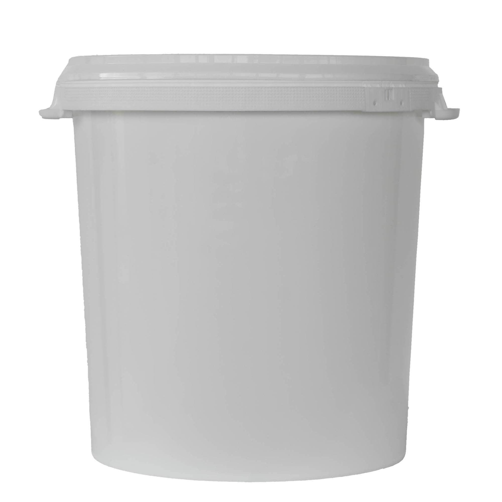 Emmer, 30 l, PP-kunststof, wit